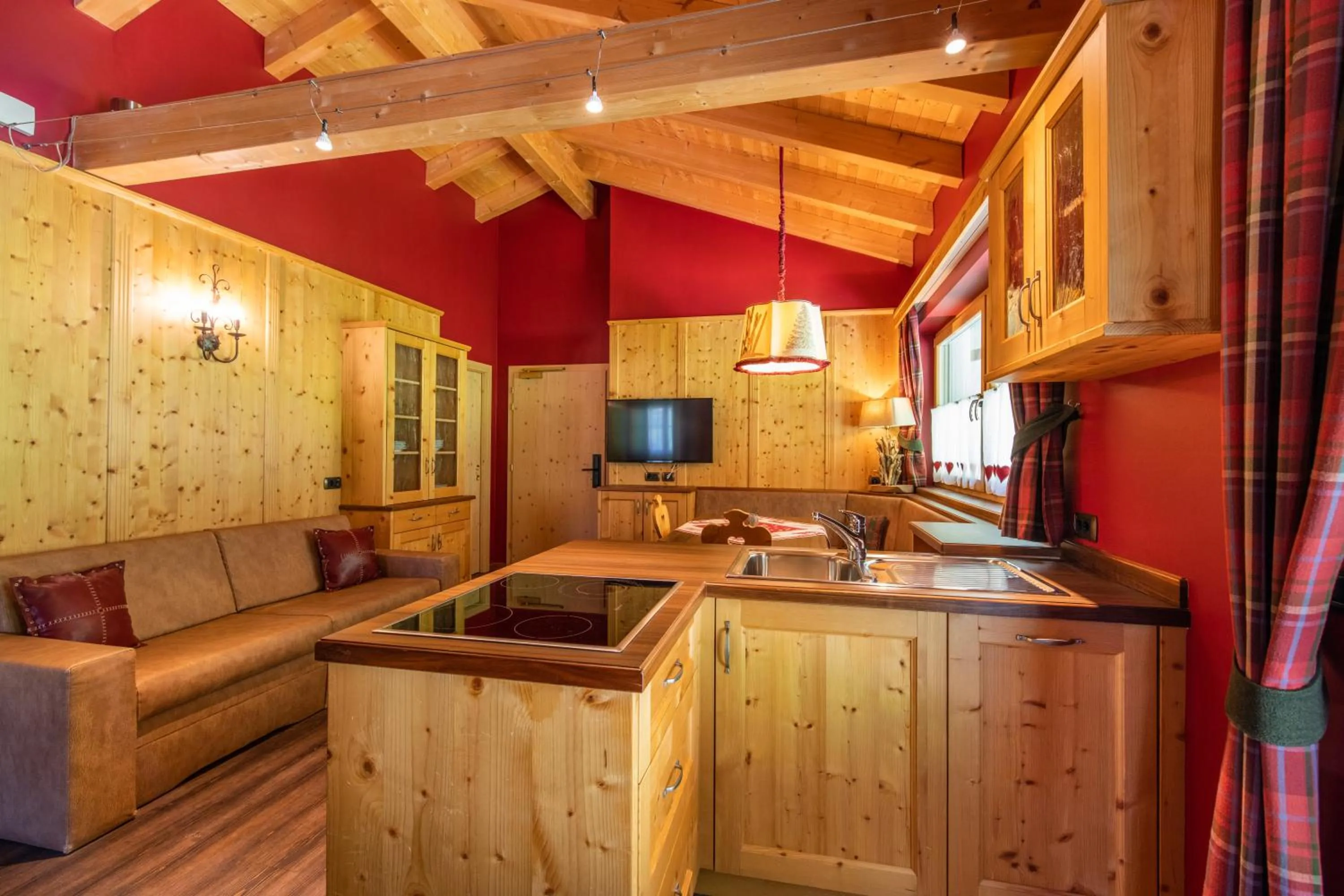 Kitchen or kitchenette in Hotel Somont