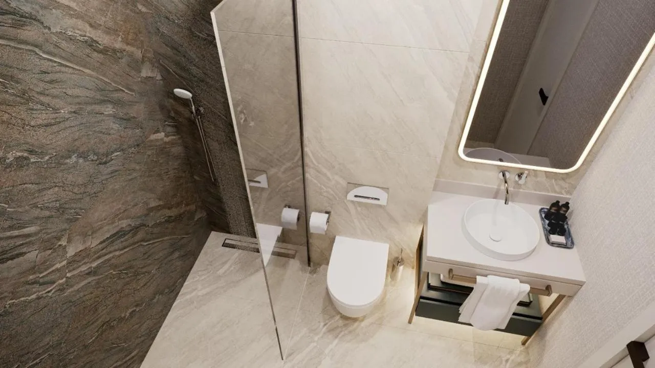 Shower in Hotel Harmony by Aycon