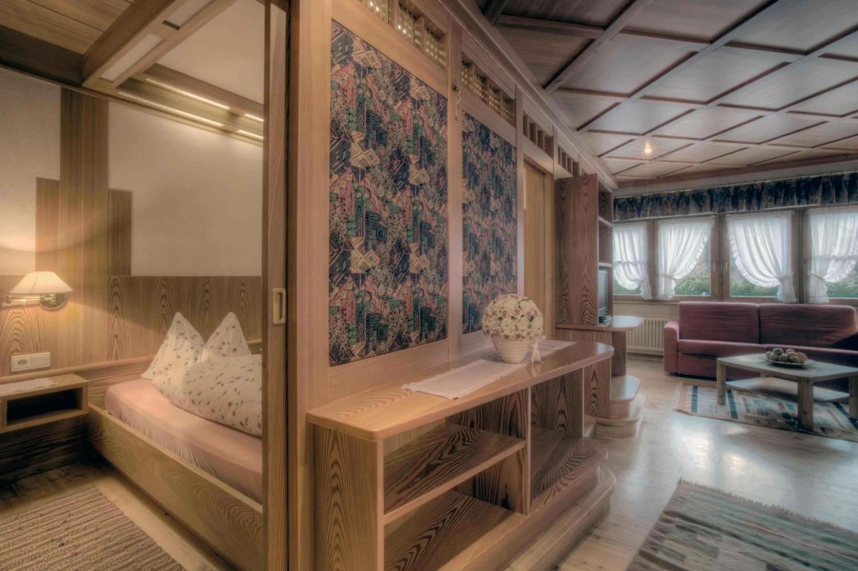 Photo of the whole room, Bed in Residence Dolomieu