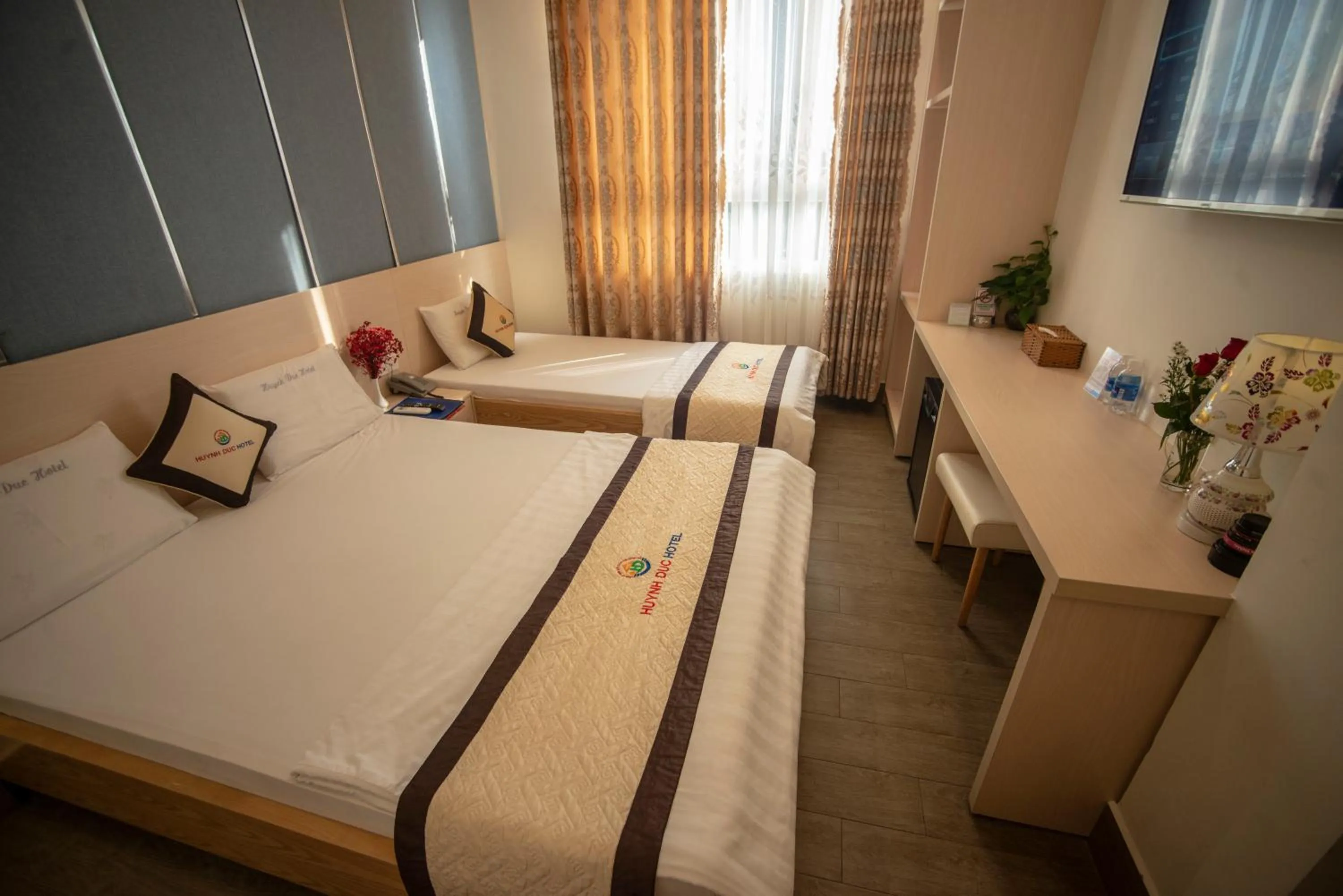 Bed in Huynh Duc 2 Hotel