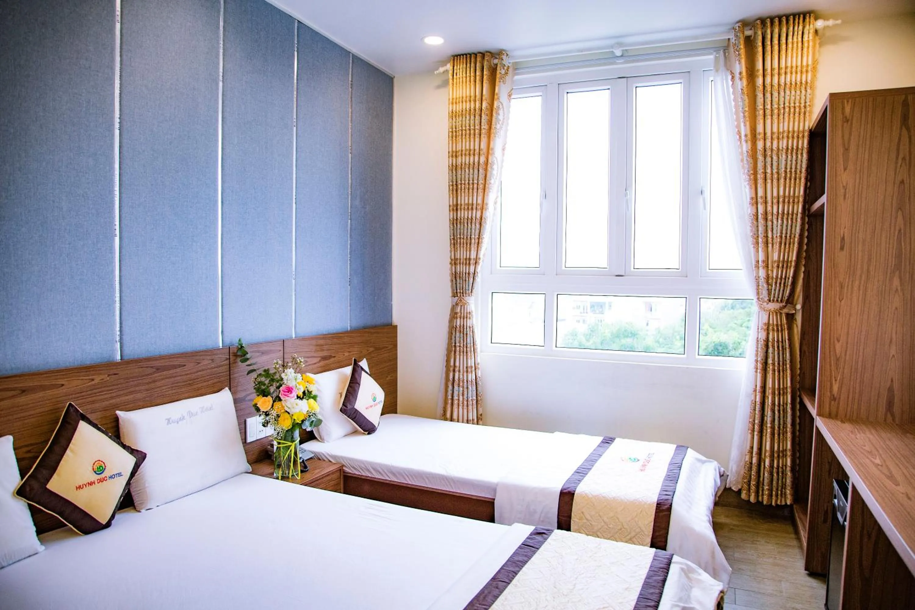 Bed in Huynh Duc 2 Hotel
