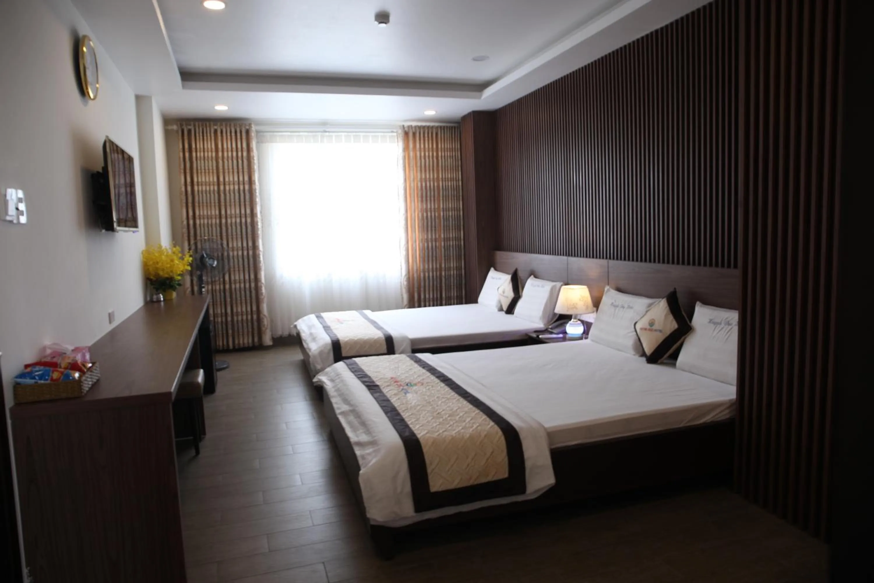 Bed in Huynh Duc 2 Hotel