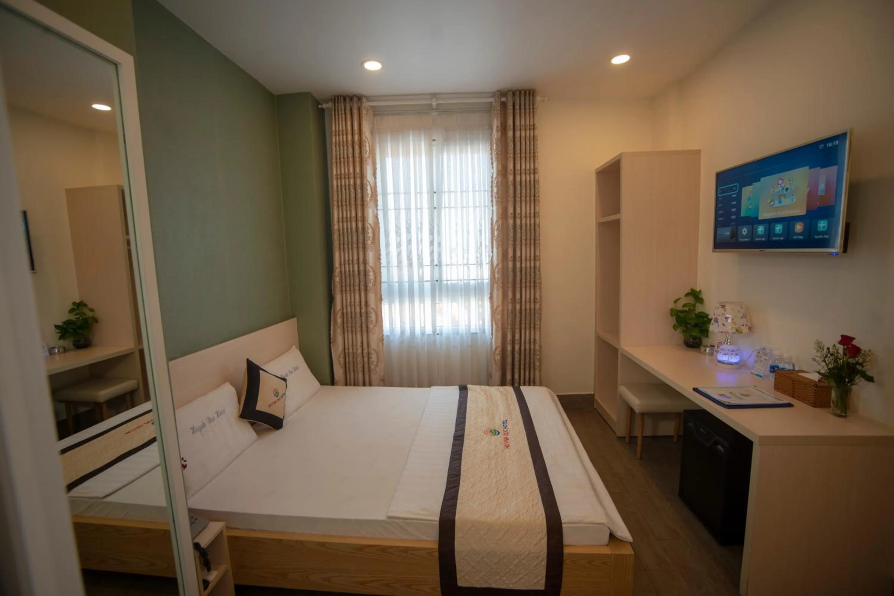 Bed in Huynh Duc 2 Hotel