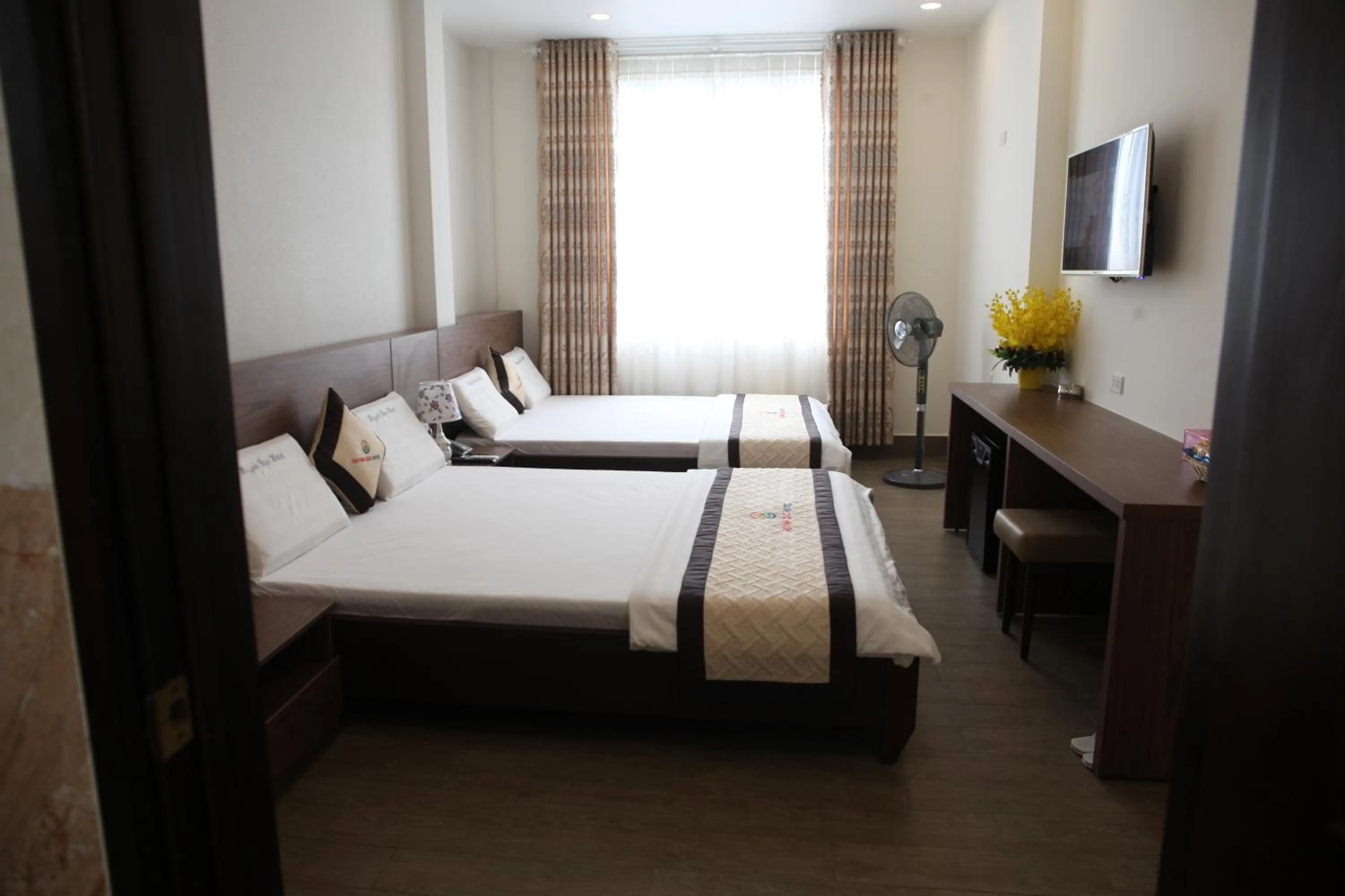 Bed in Huynh Duc 2 Hotel