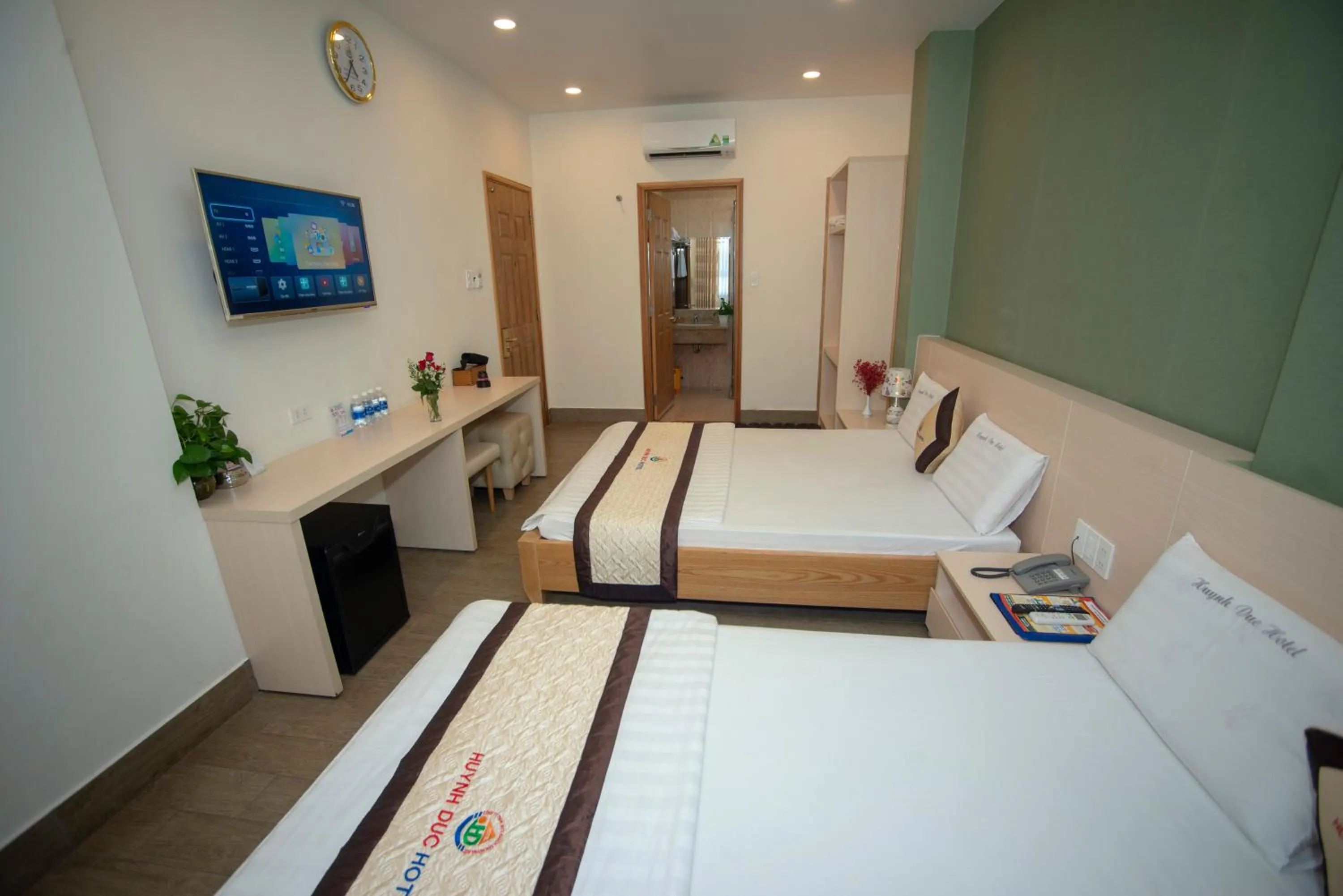 Bed in Huynh Duc 2 Hotel