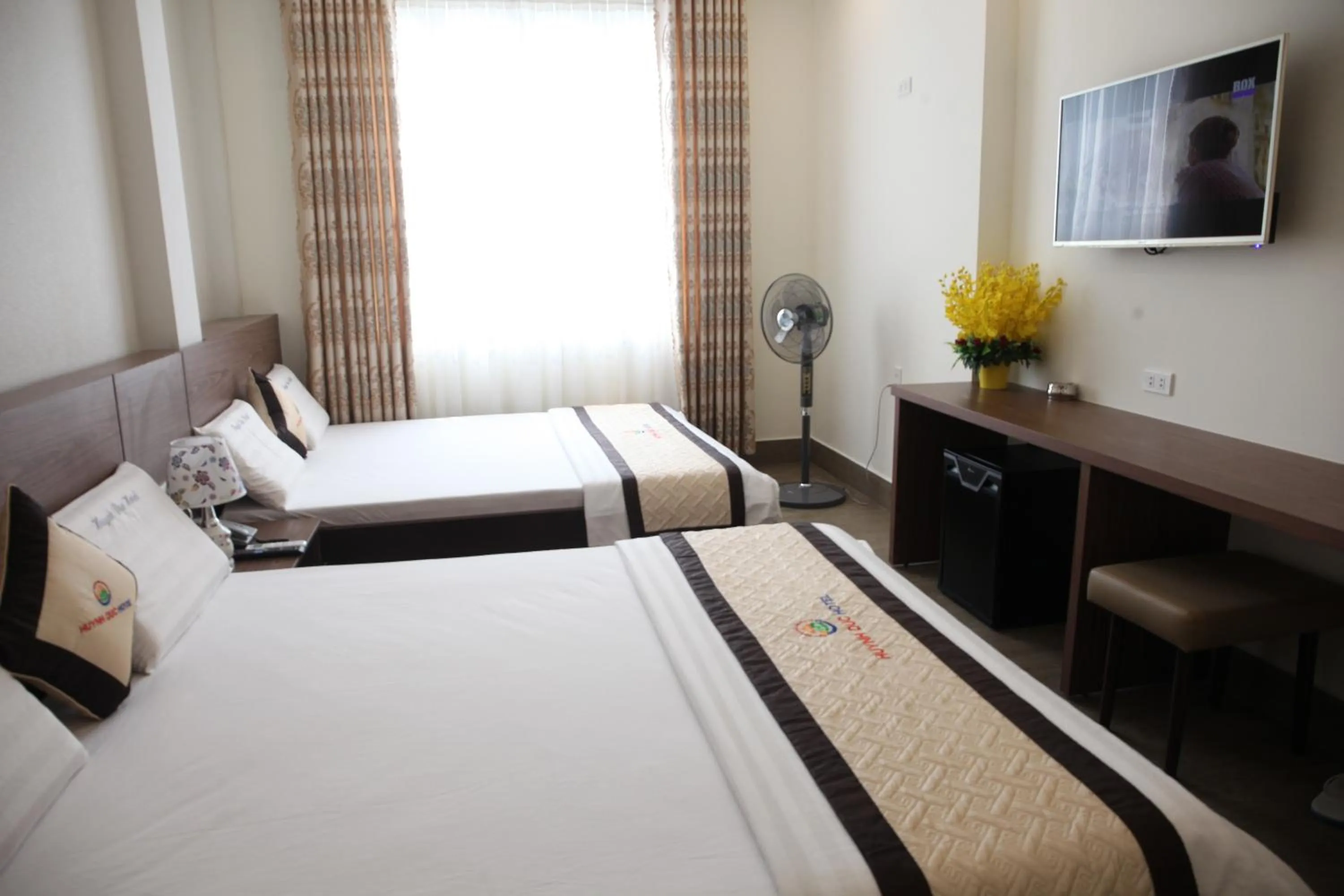 Bed in Huynh Duc 2 Hotel