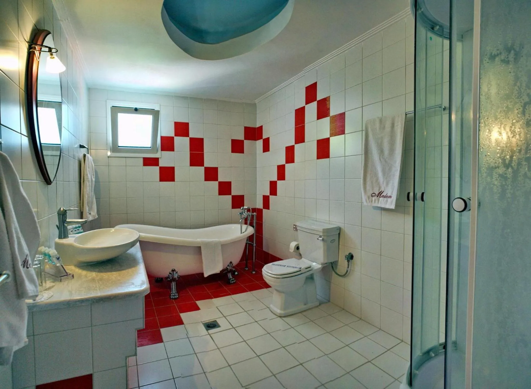 Bathroom in Malemi Organic Hotel