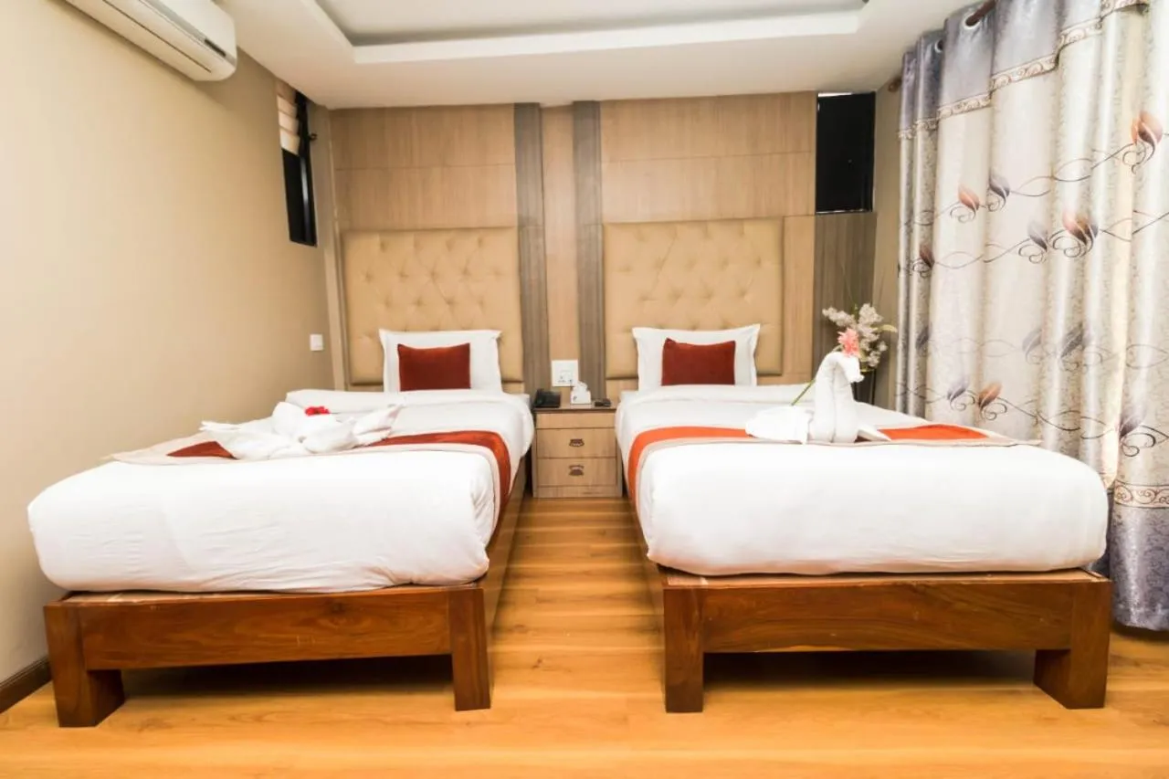 Bed in Hotel Marinha