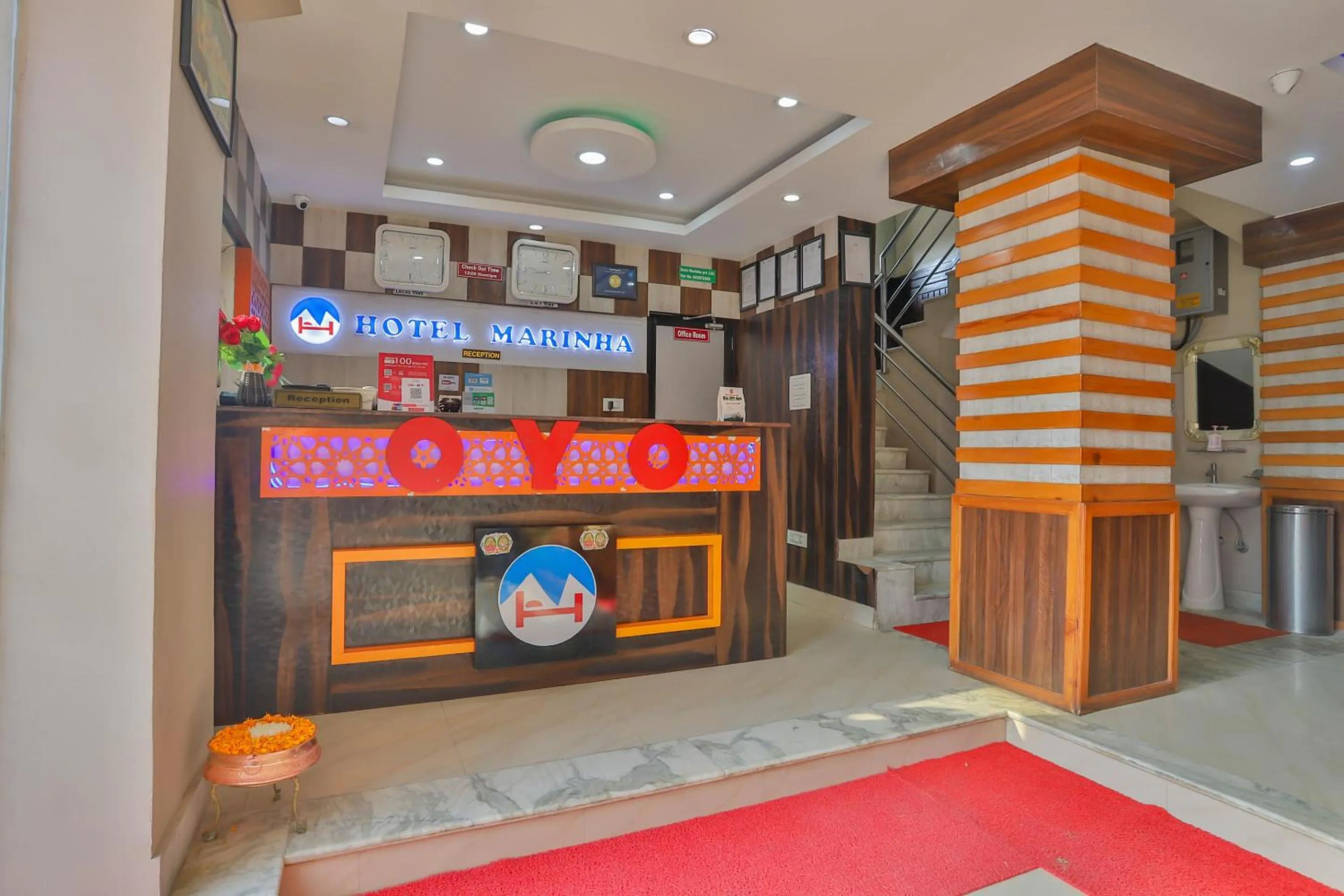 Lobby or reception in Hotel Marinha