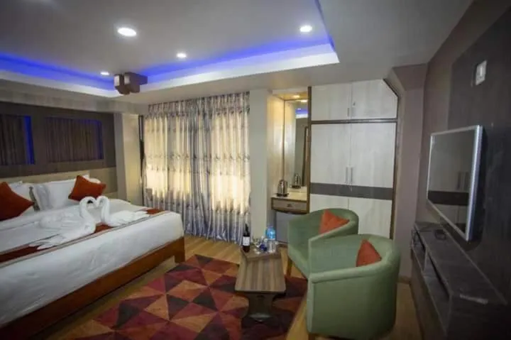 Bed in Hotel Marinha