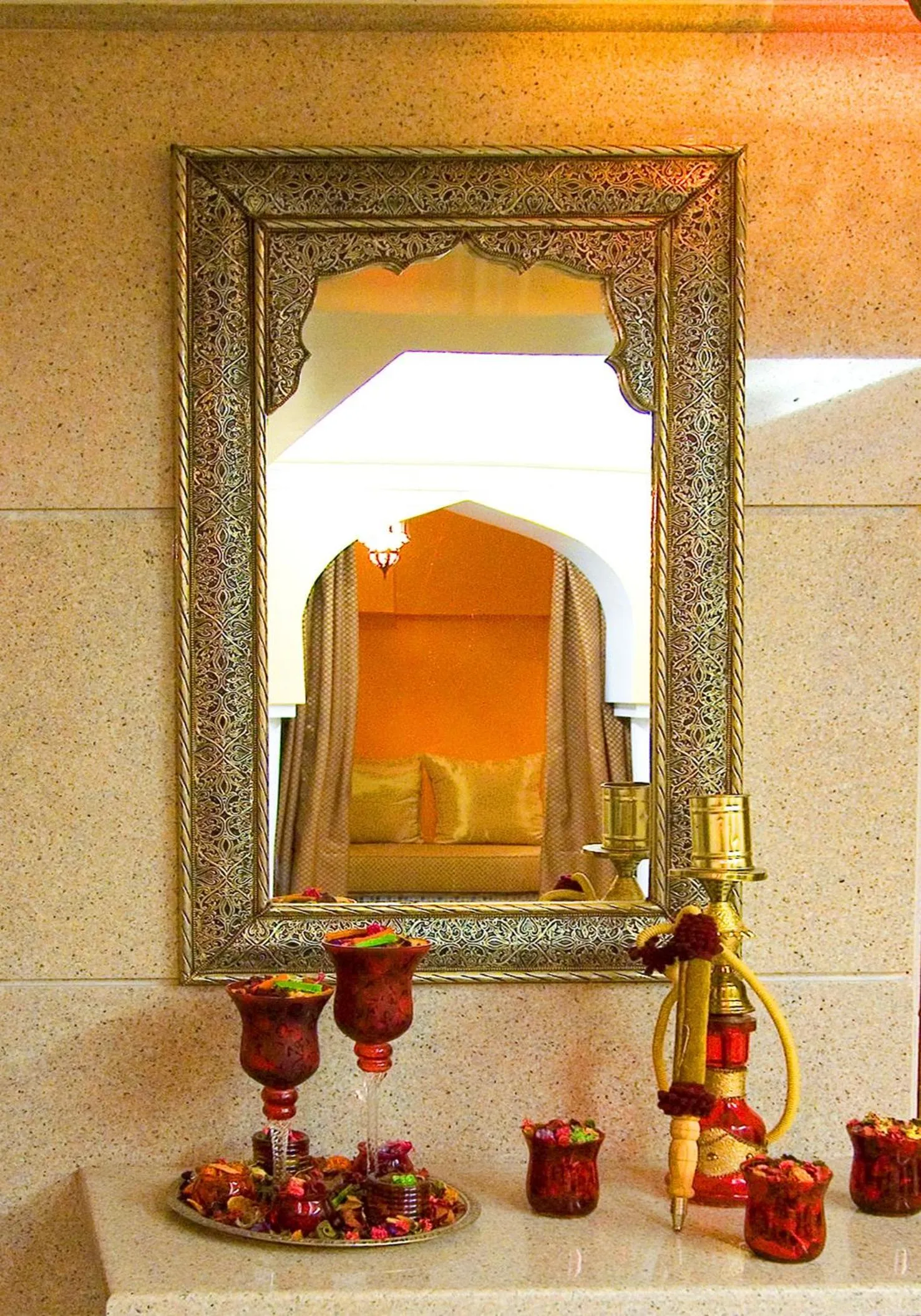 Decorative detail in Iris Spa