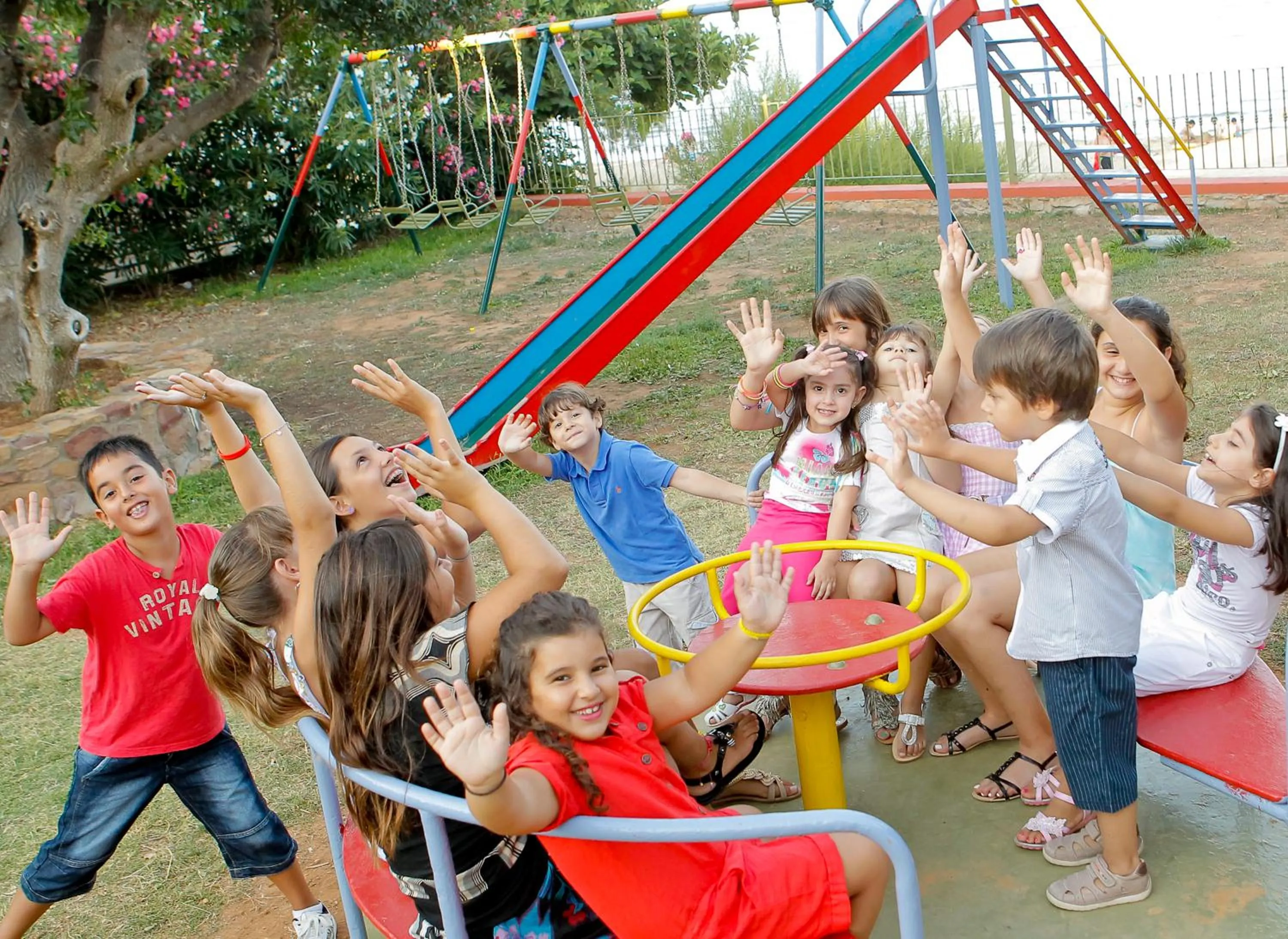 People in Golden Sand Hotel