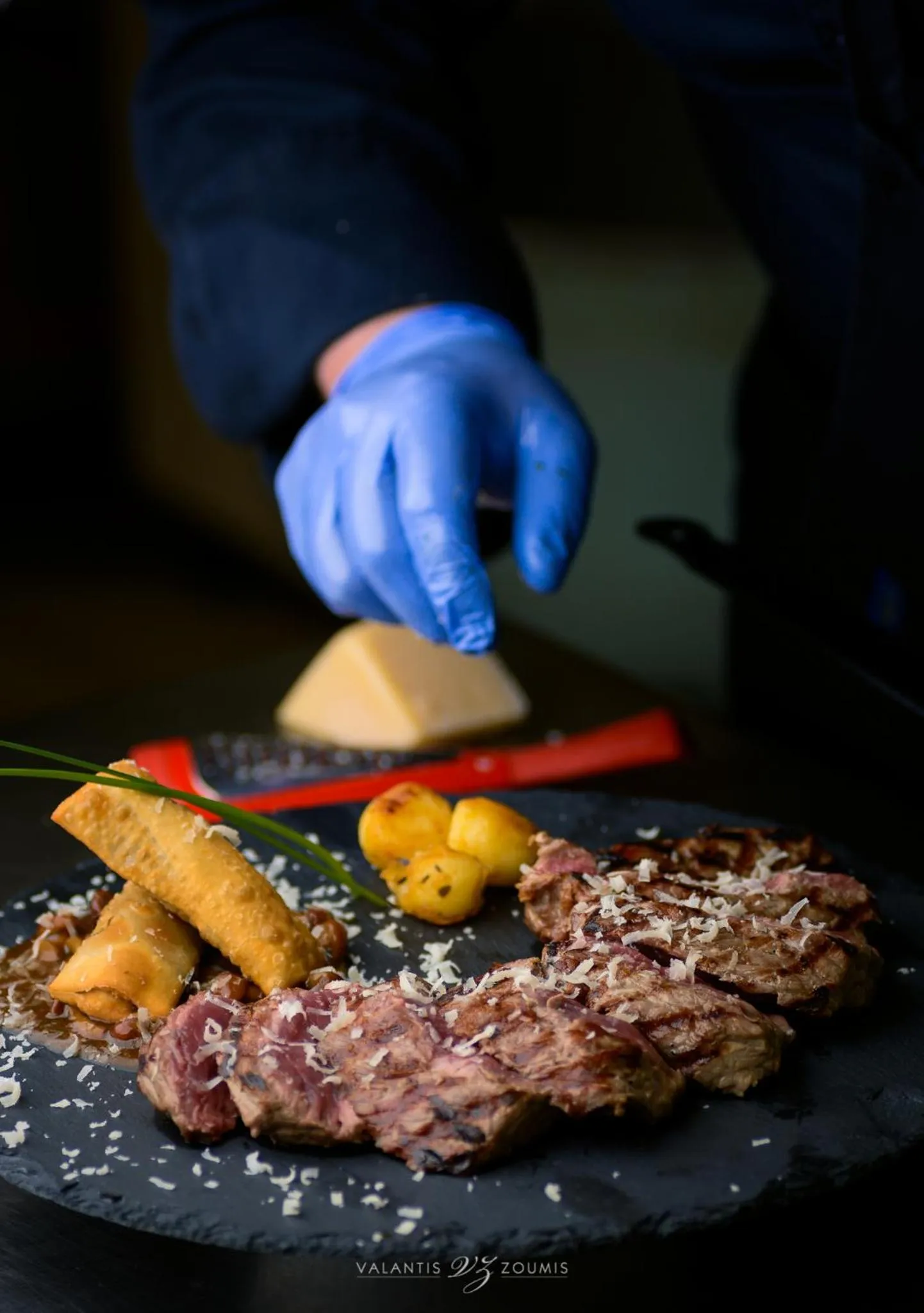 Food close-up in Golden Sand Hotel