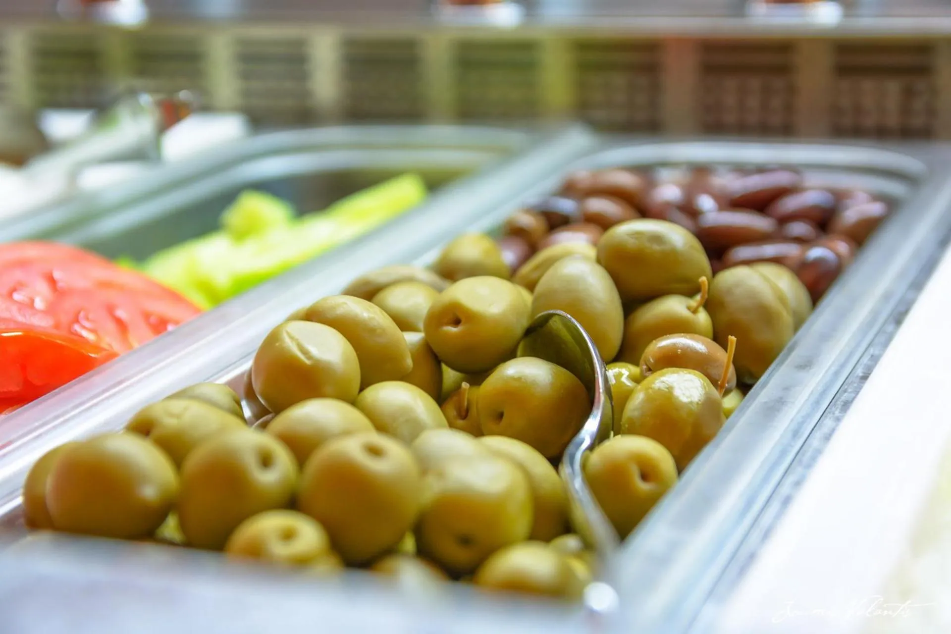 American breakfast in Golden Sand Hotel