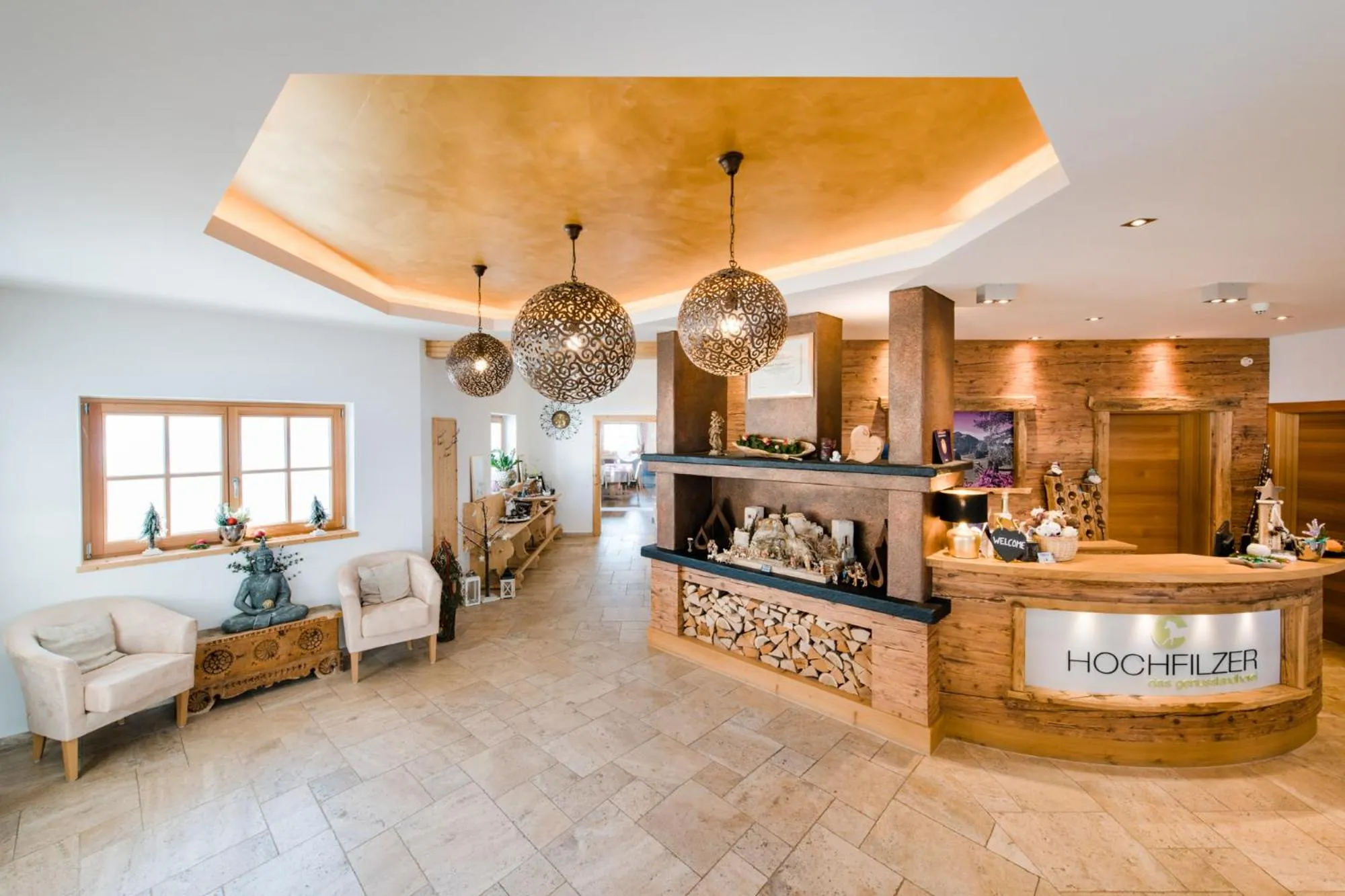 Lobby or reception in Beim Hochfilzer Superior 4 Sterne