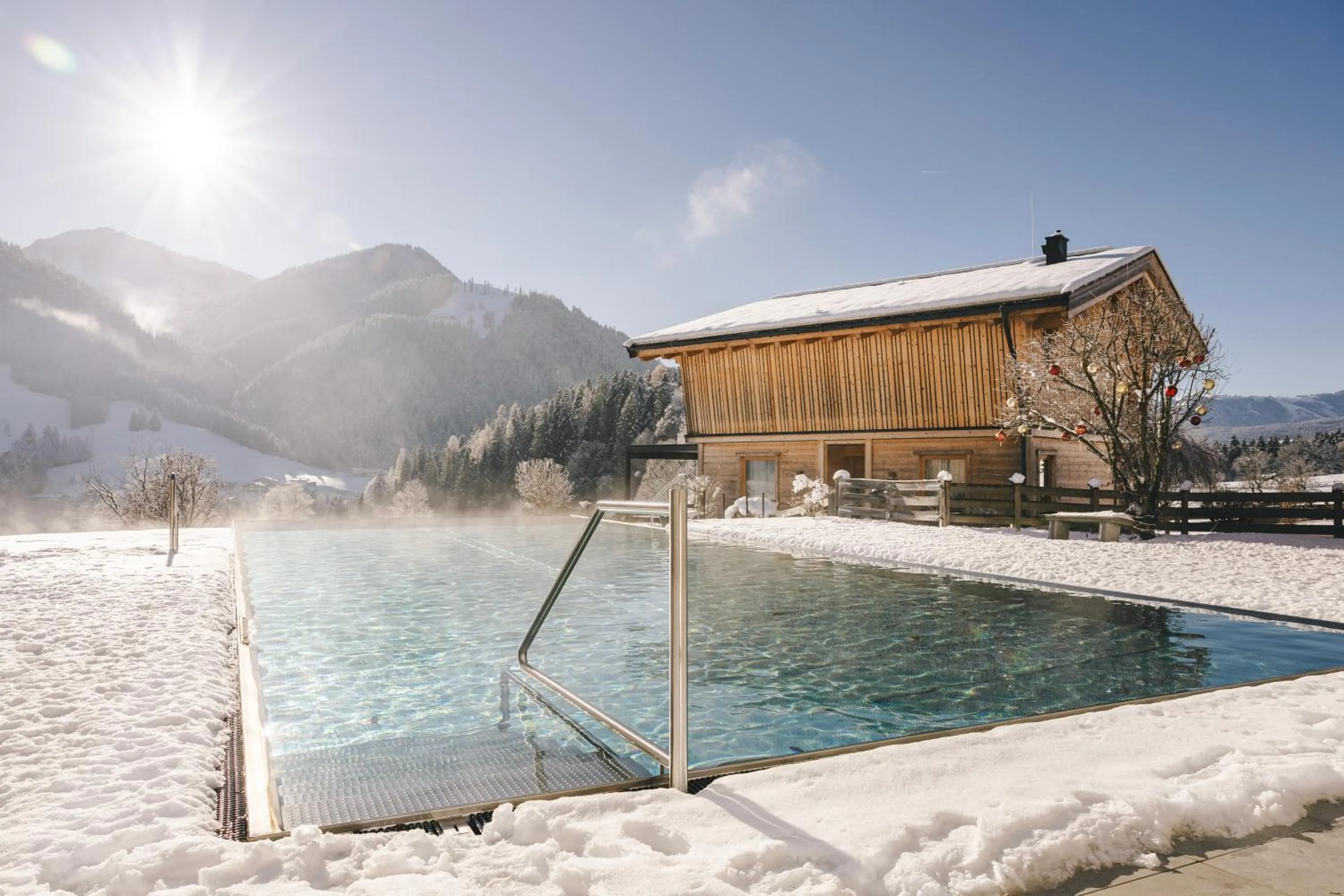Swimming pool in Beim Hochfilzer Superior 4 Sterne