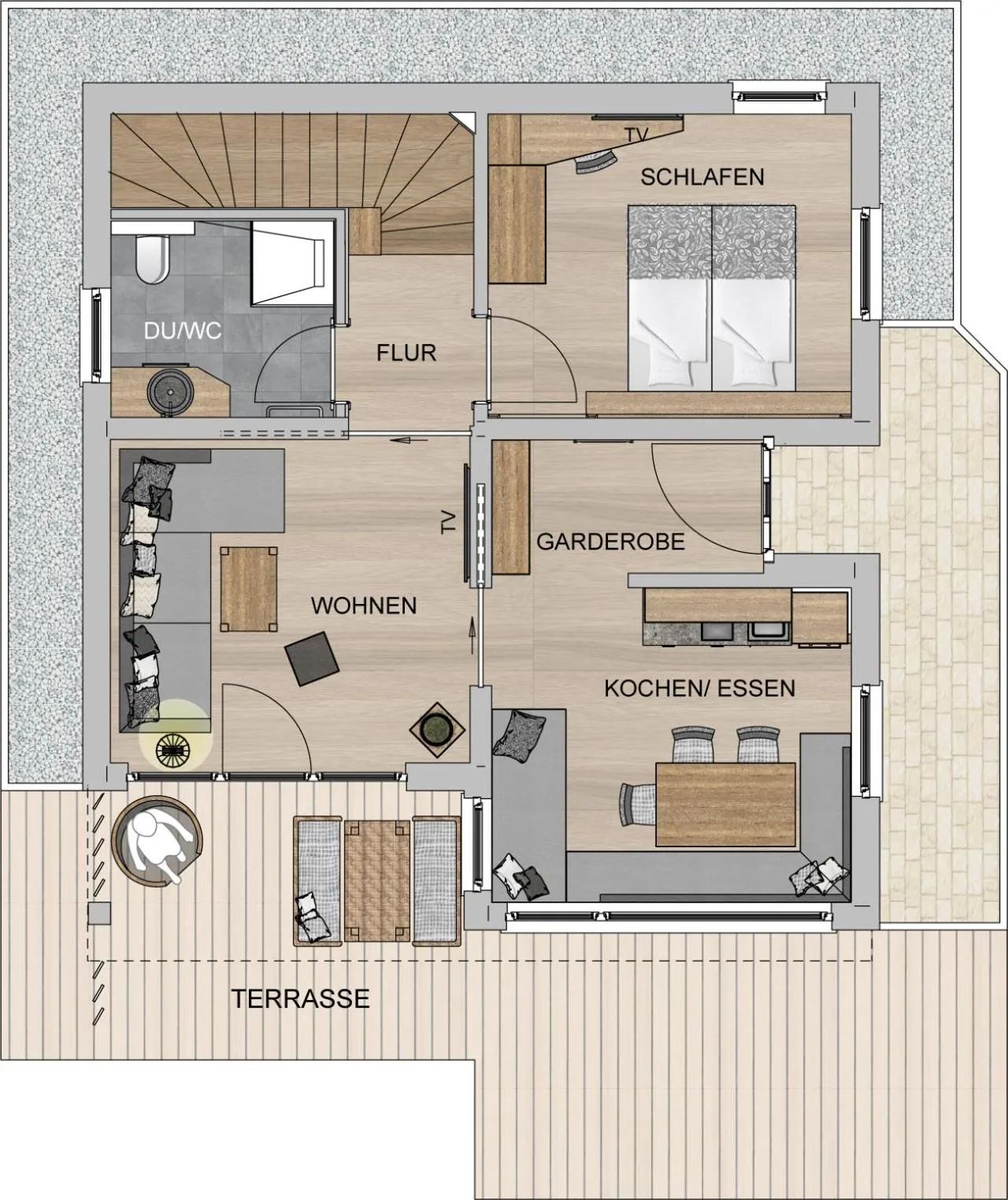 Floor plan in Beim Hochfilzer Superior 4 Sterne