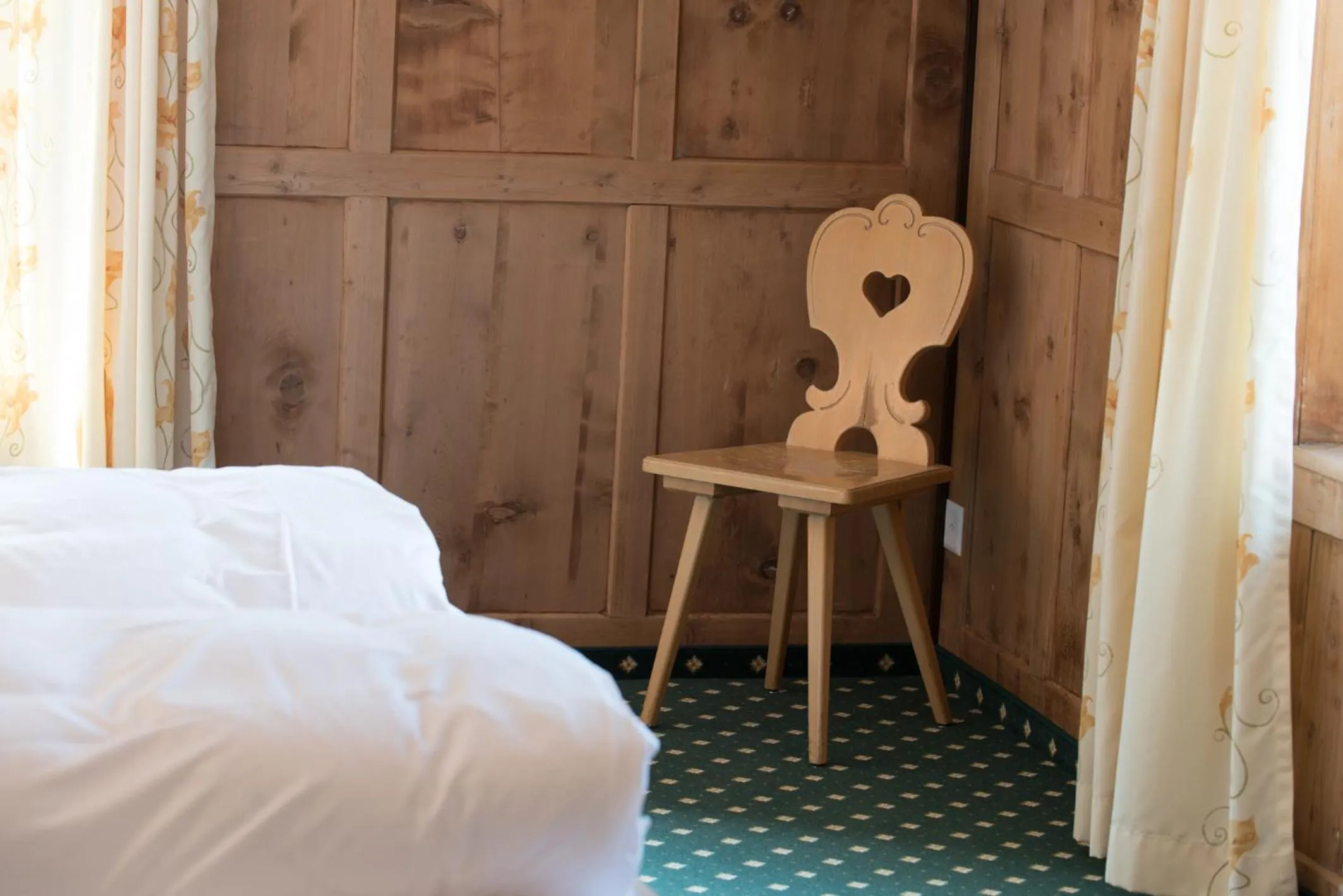 Decorative detail, Bed in Hotel Posta