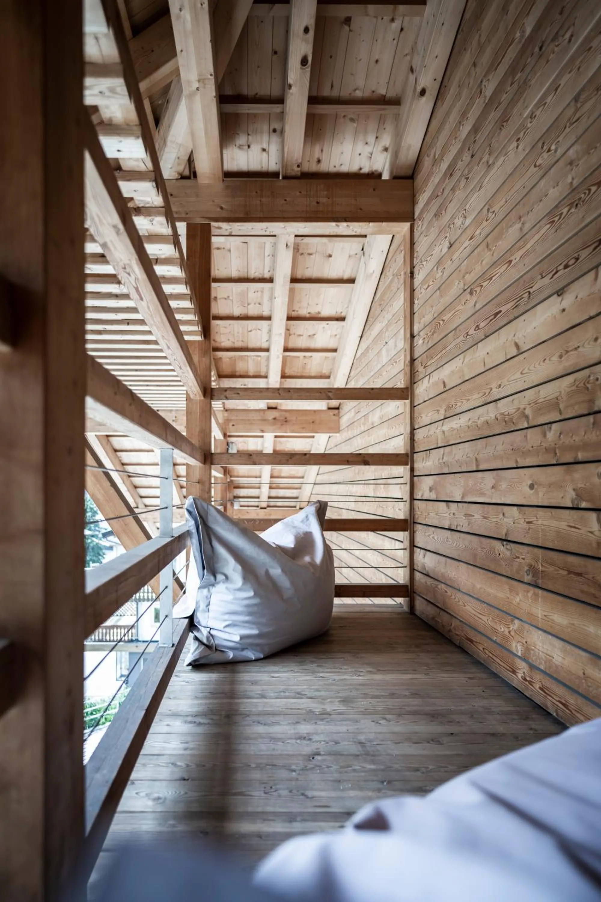 Balcony/Terrace, Bed in Alpstay - Smart Hotel Saslong