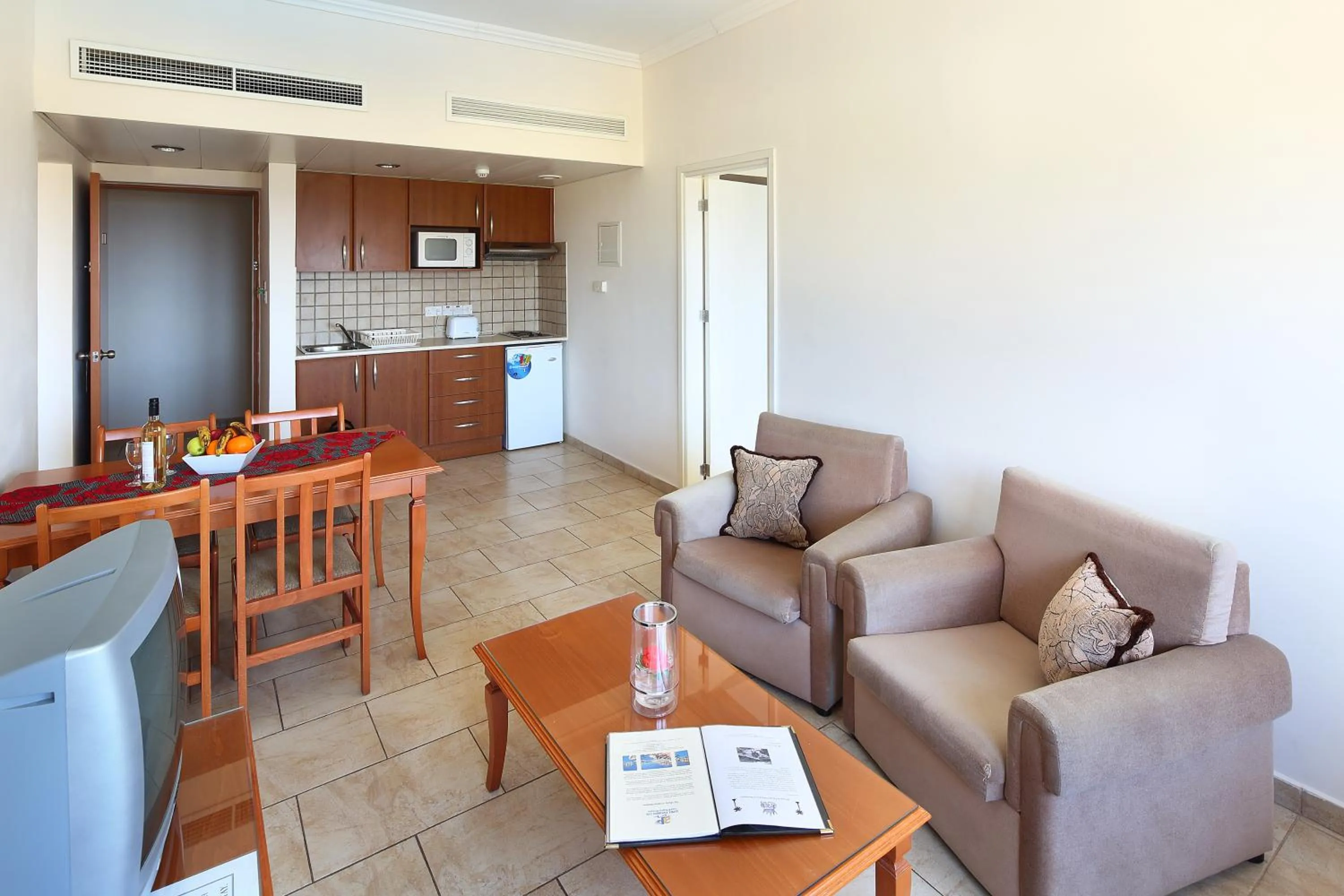 Living room in Panareti Coral Bay Villas