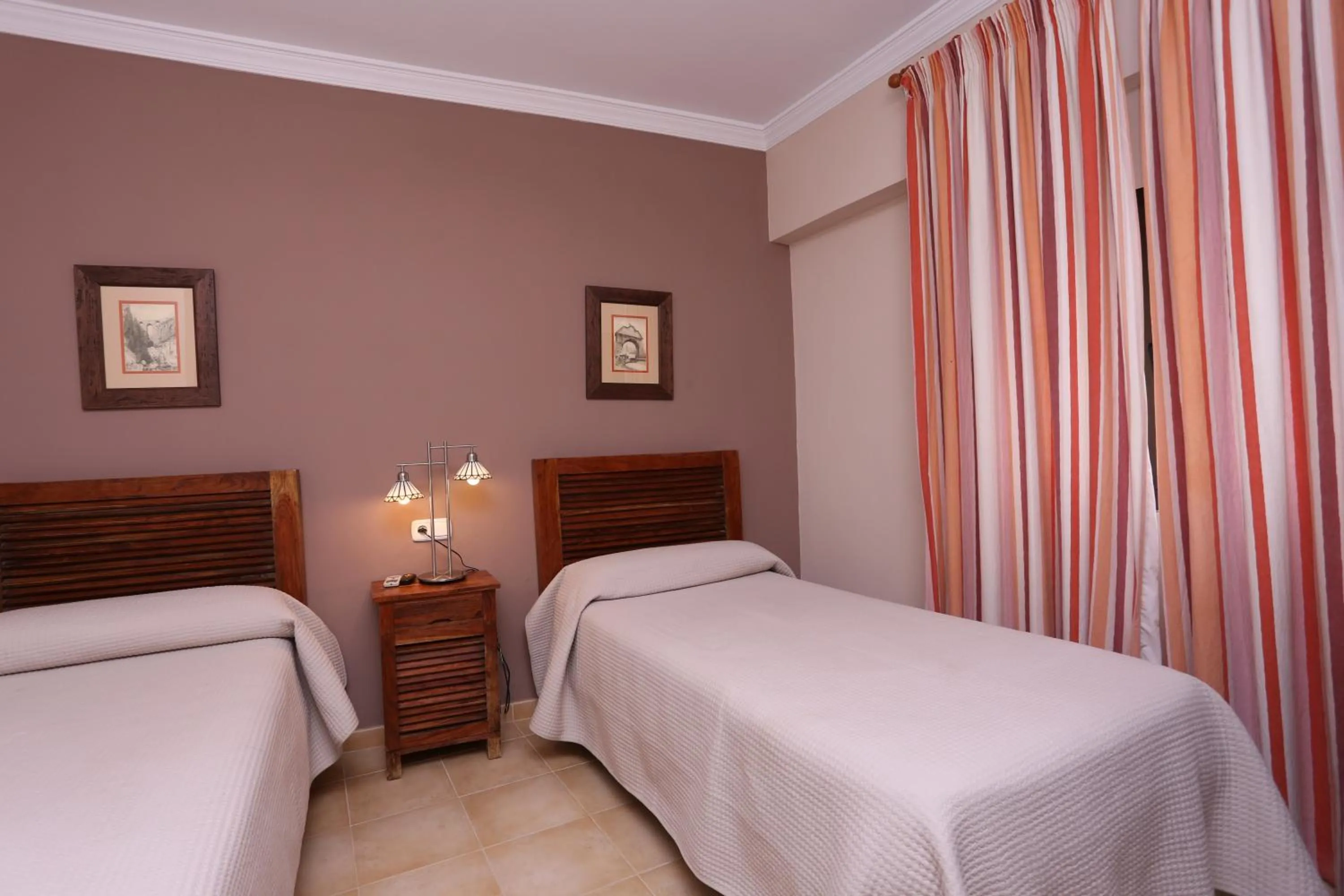 Decorative detail, Bed in Hotel Andalucia