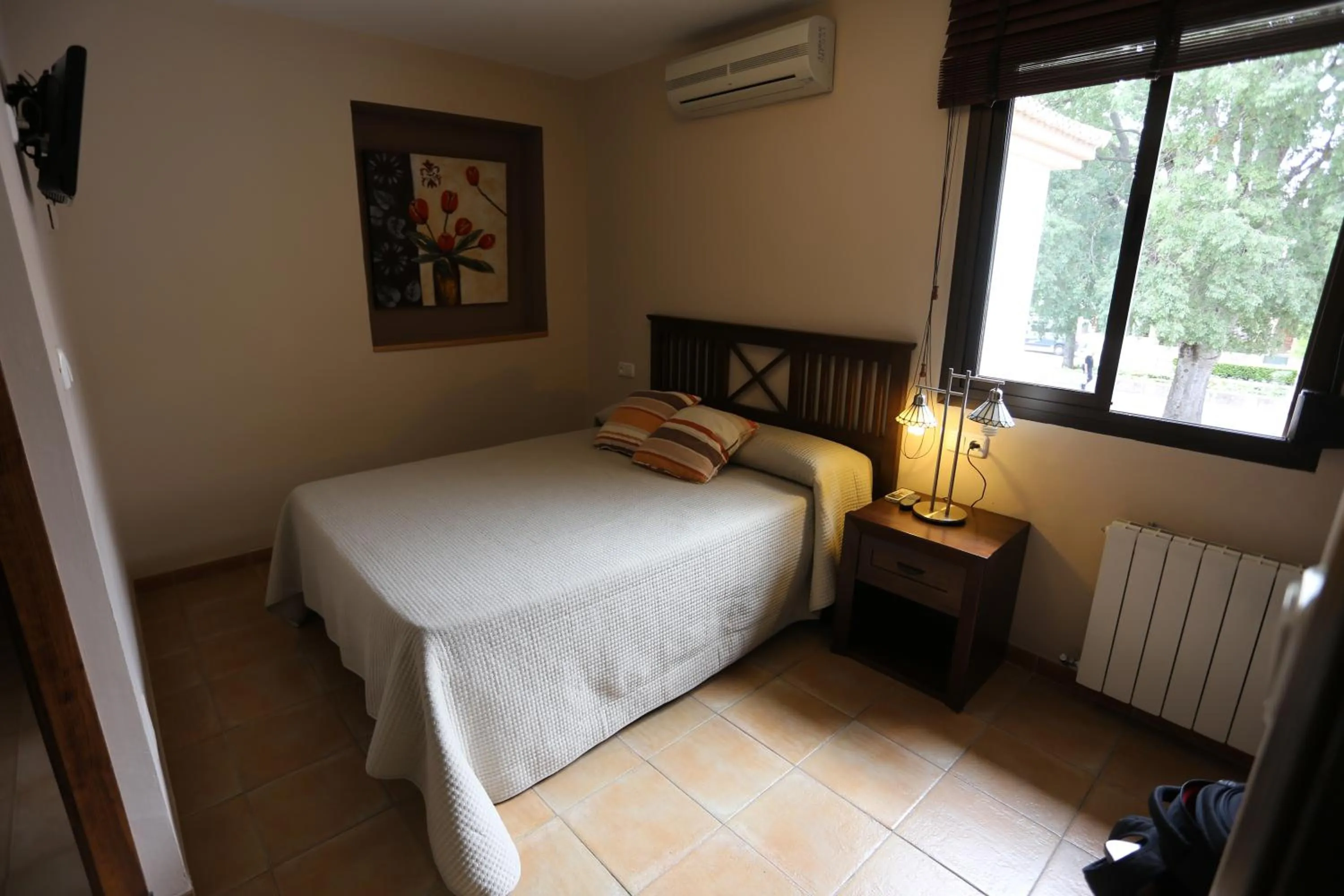 Decorative detail, Bed in Hotel Andalucia