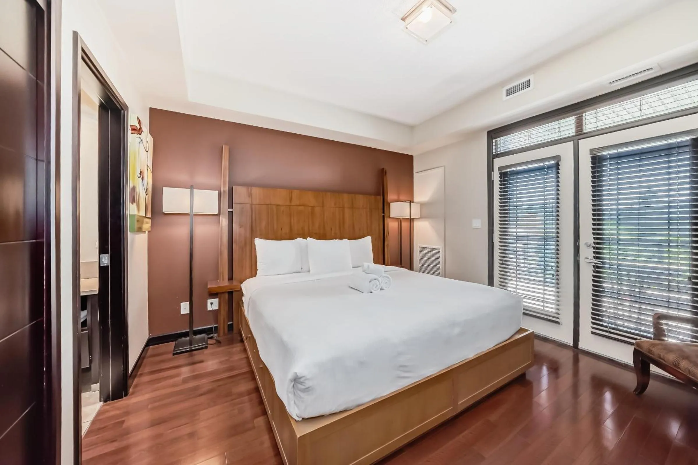 Bed in Copper Point Resort