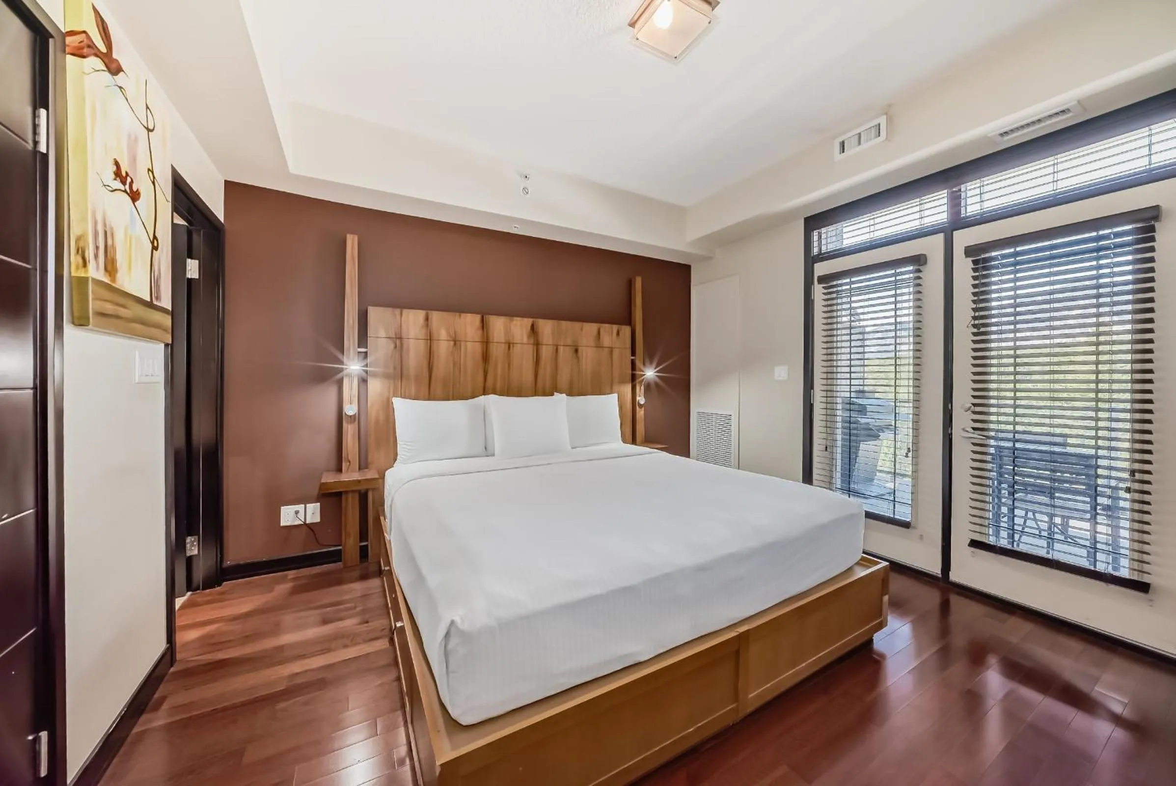 Bed in Copper Point Resort