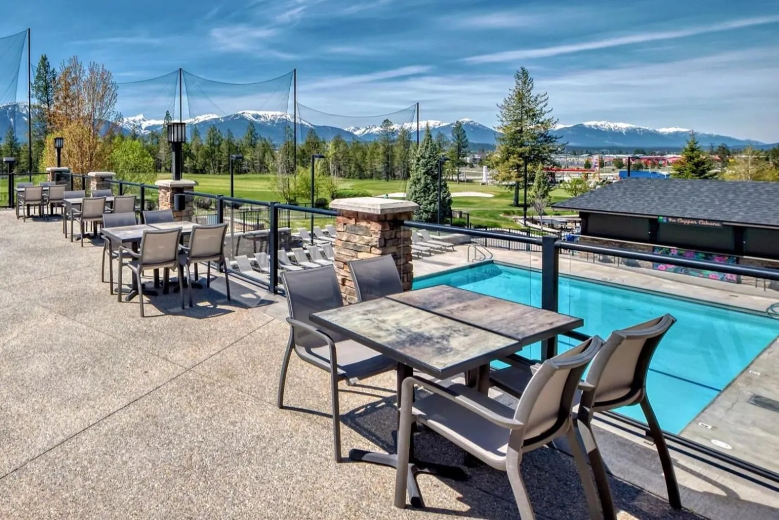 Patio in Copper Point Resort