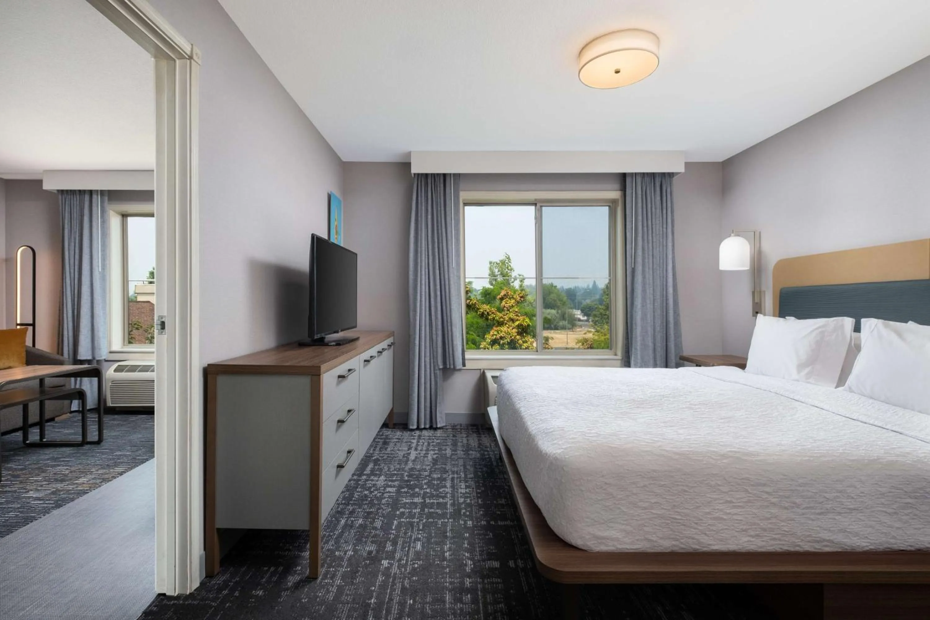 Bed in Homewood Suites Medford