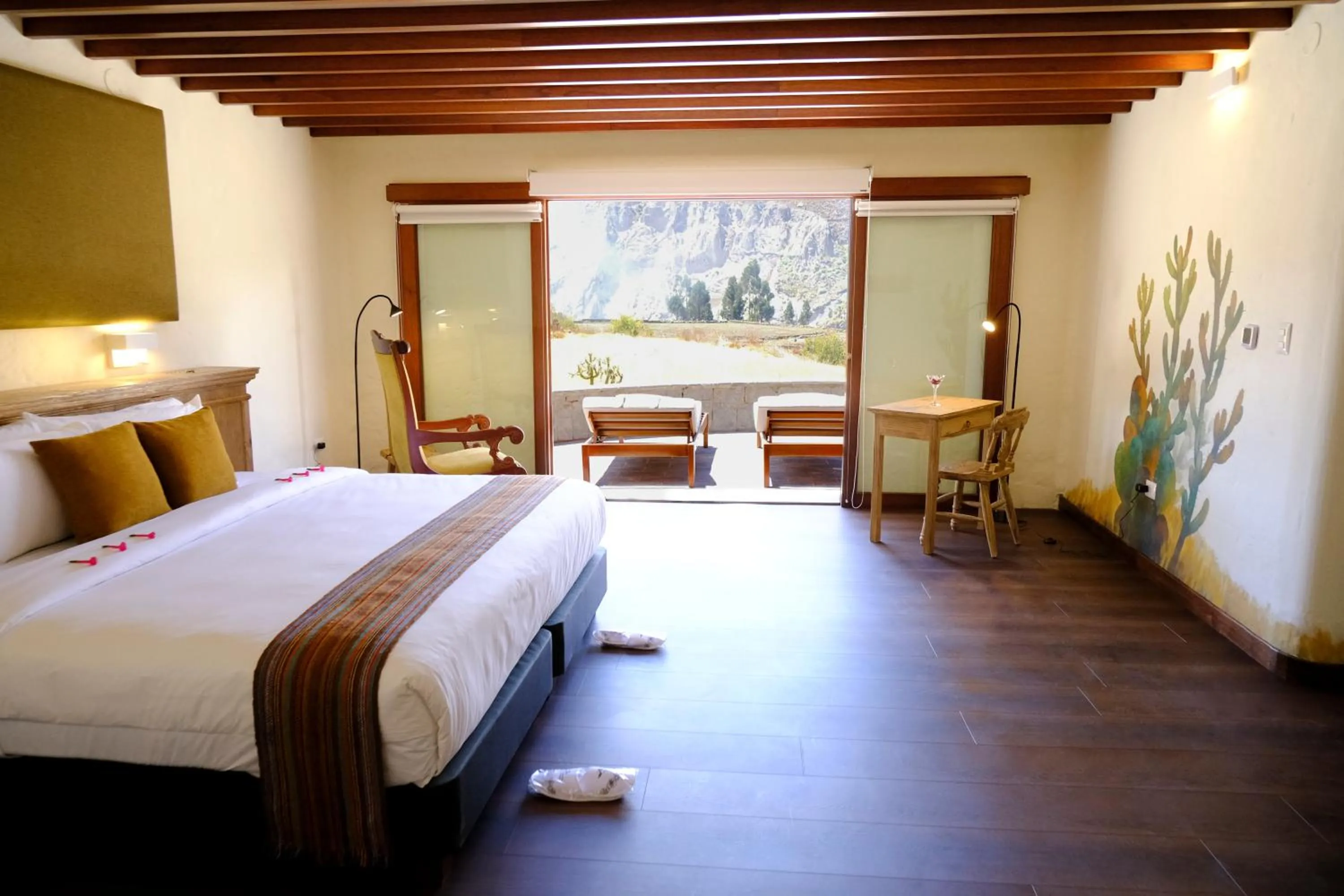 Bed in Colca Lodge Spa & Hot Springs