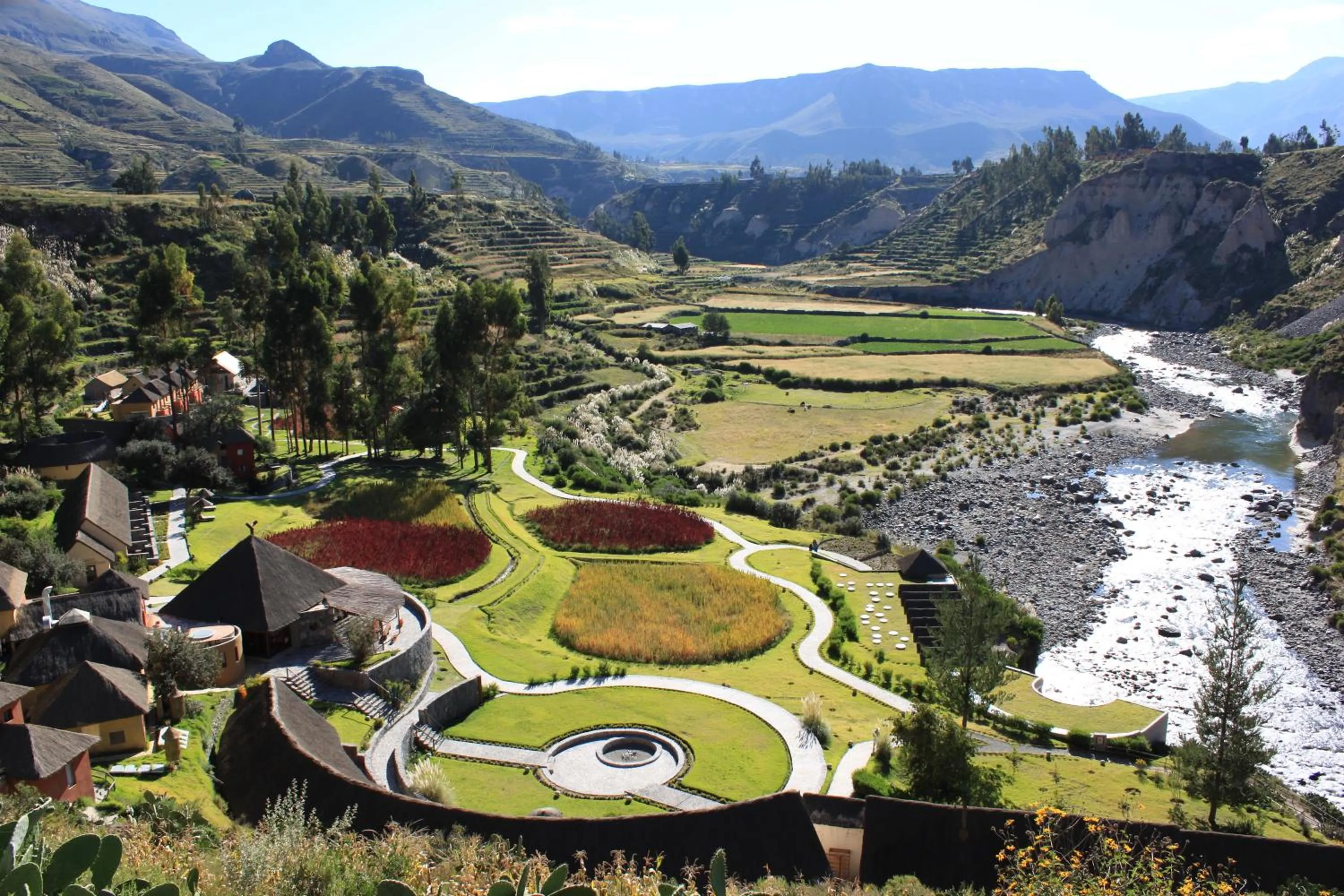 Garden in Colca Lodge Spa & Hot Springs