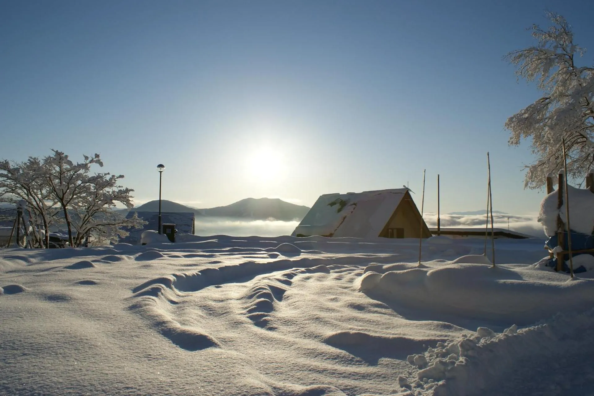 Winter in Akakura Hotel