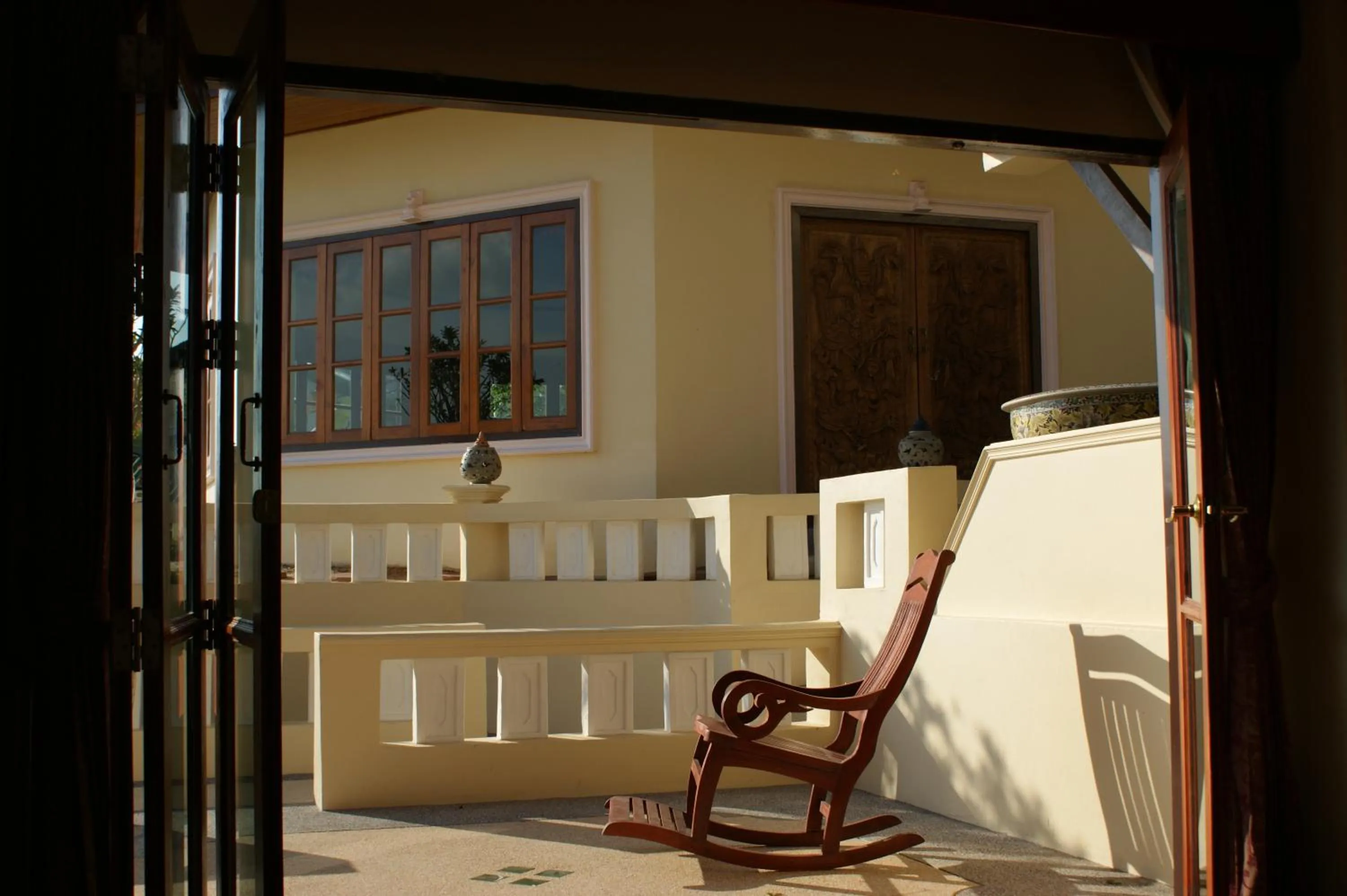 Balcony/Terrace in Prince Edouard Apartments & Resort Patong Beach Phuket