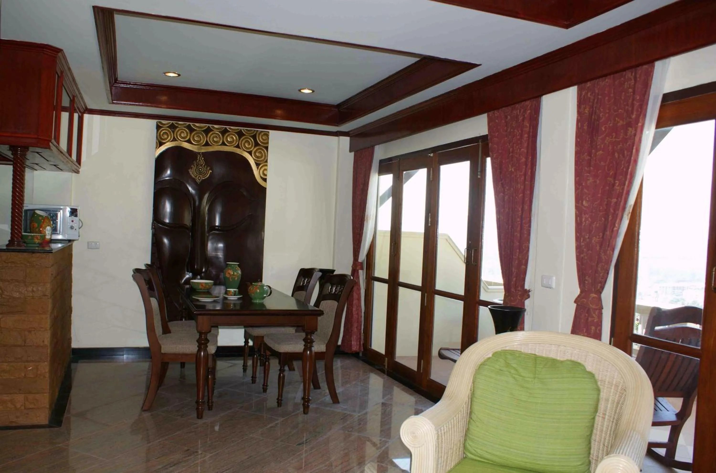 Seating area in Prince Edouard Apartments & Resort Patong Beach Phuket