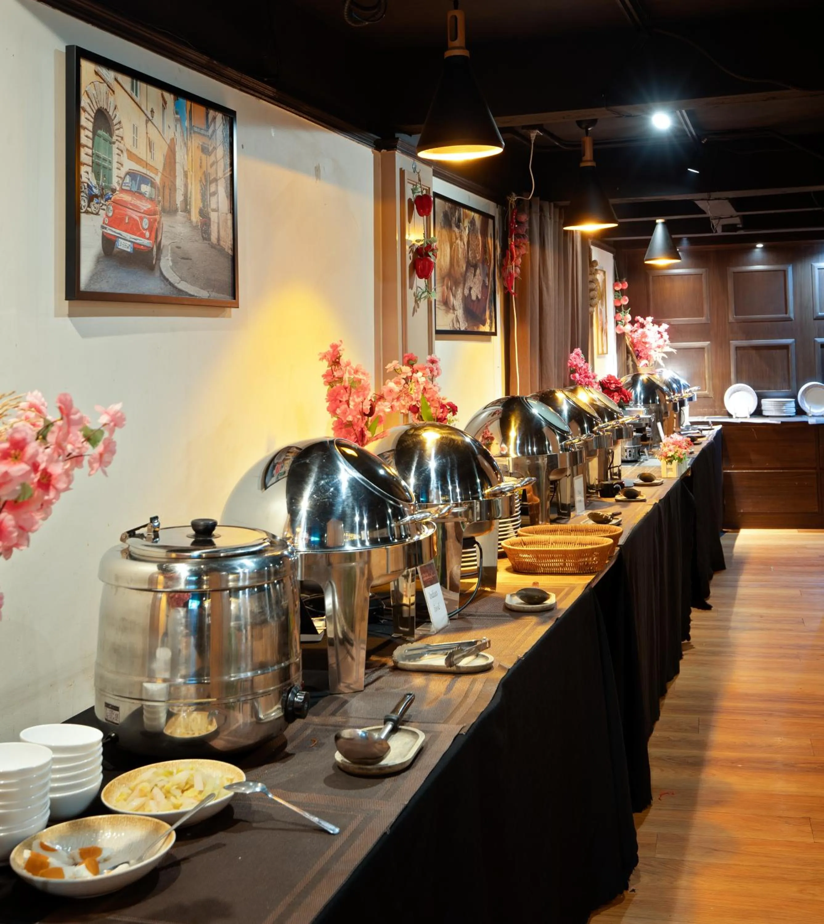 Buffet breakfast in Arawana Regency Park Sukhumvit
