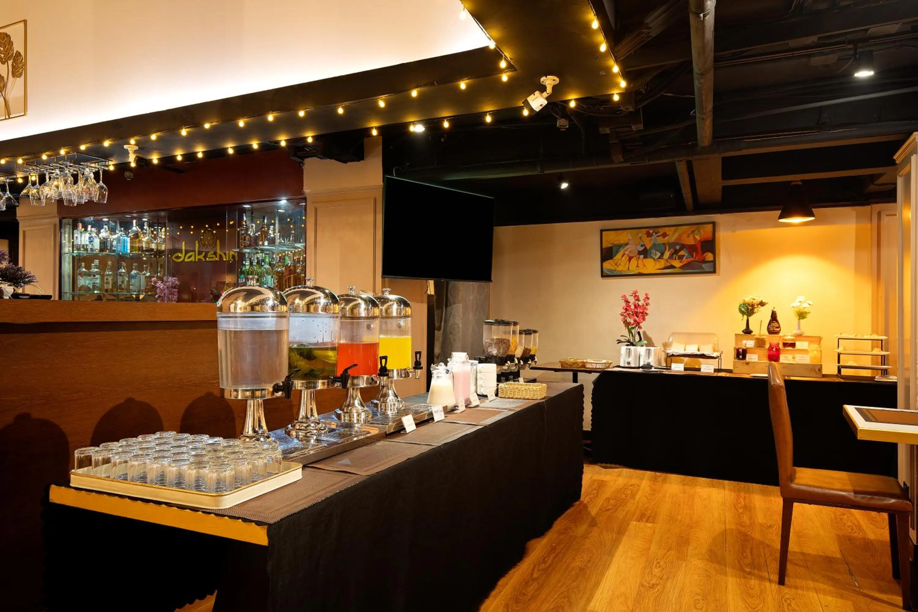 Buffet breakfast in Arawana Regency Park Sukhumvit