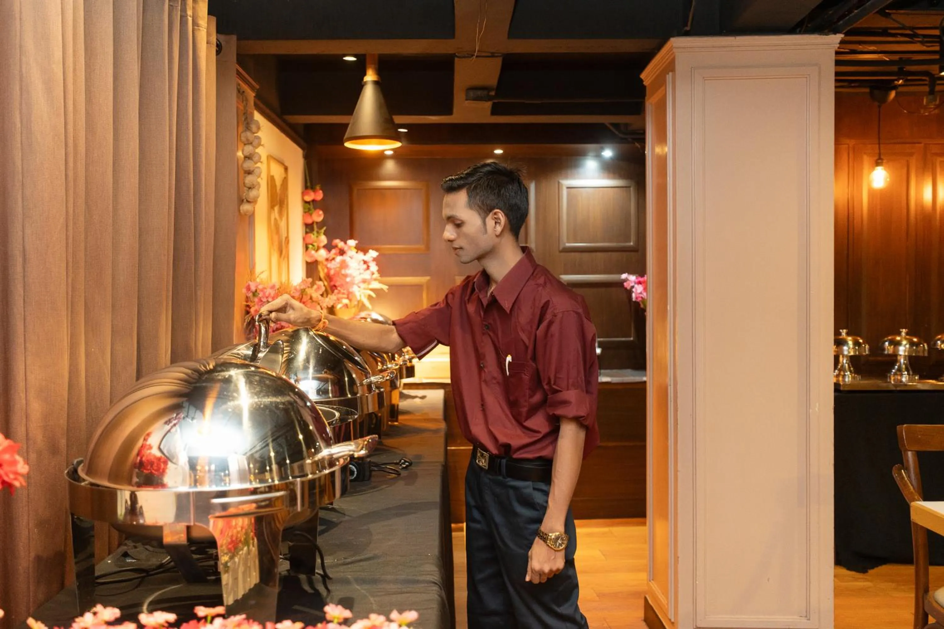 Buffet breakfast in Arawana Regency Park Sukhumvit