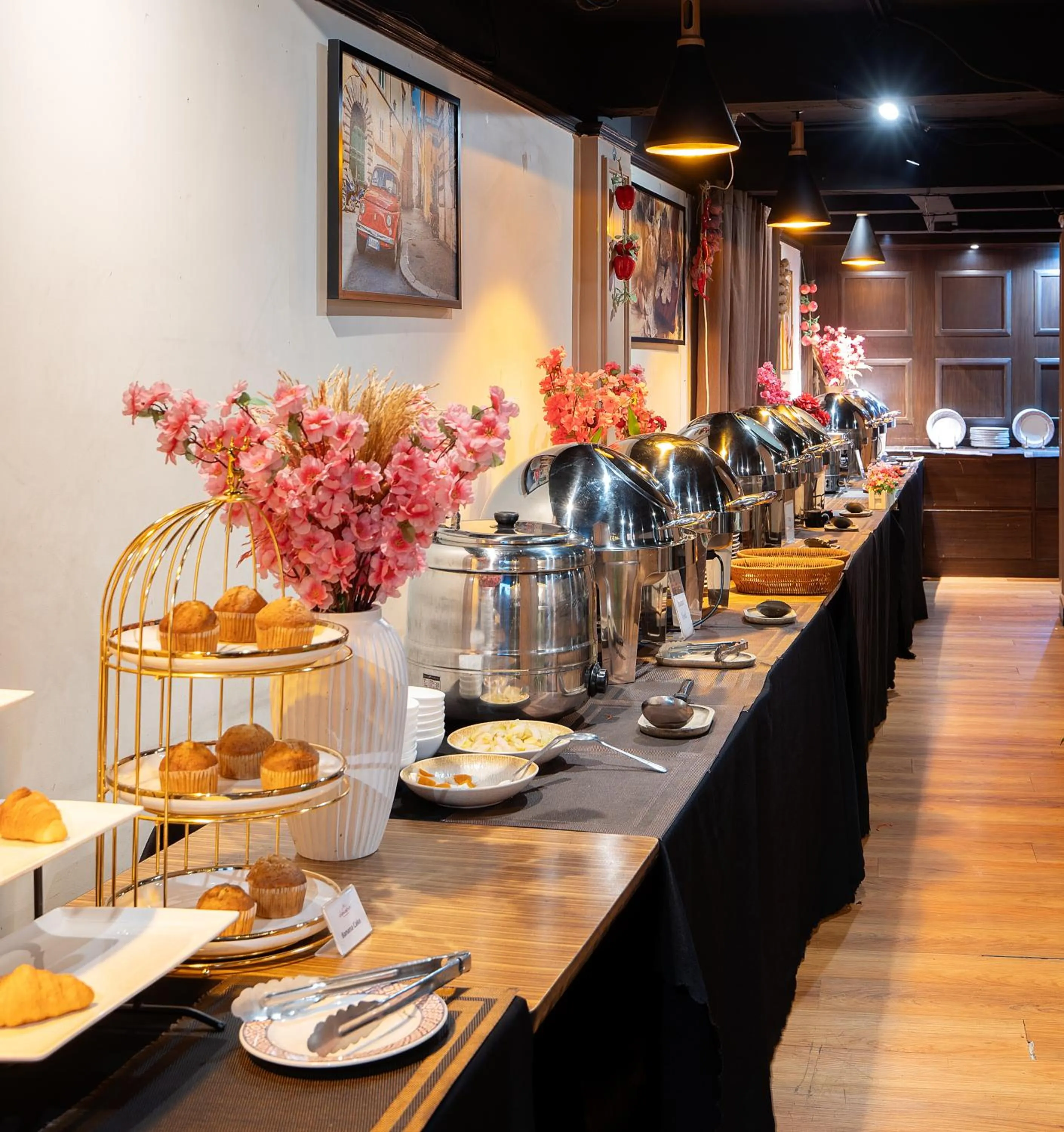 Buffet breakfast in Arawana Regency Park Sukhumvit