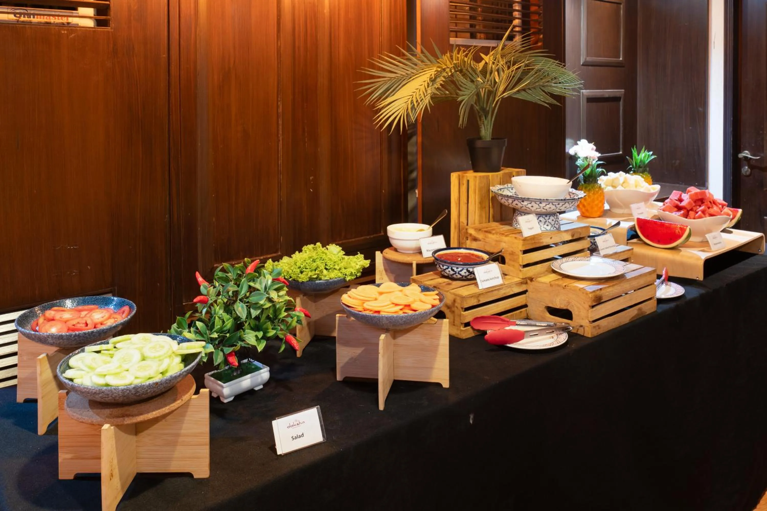 Buffet breakfast in Arawana Regency Park Sukhumvit