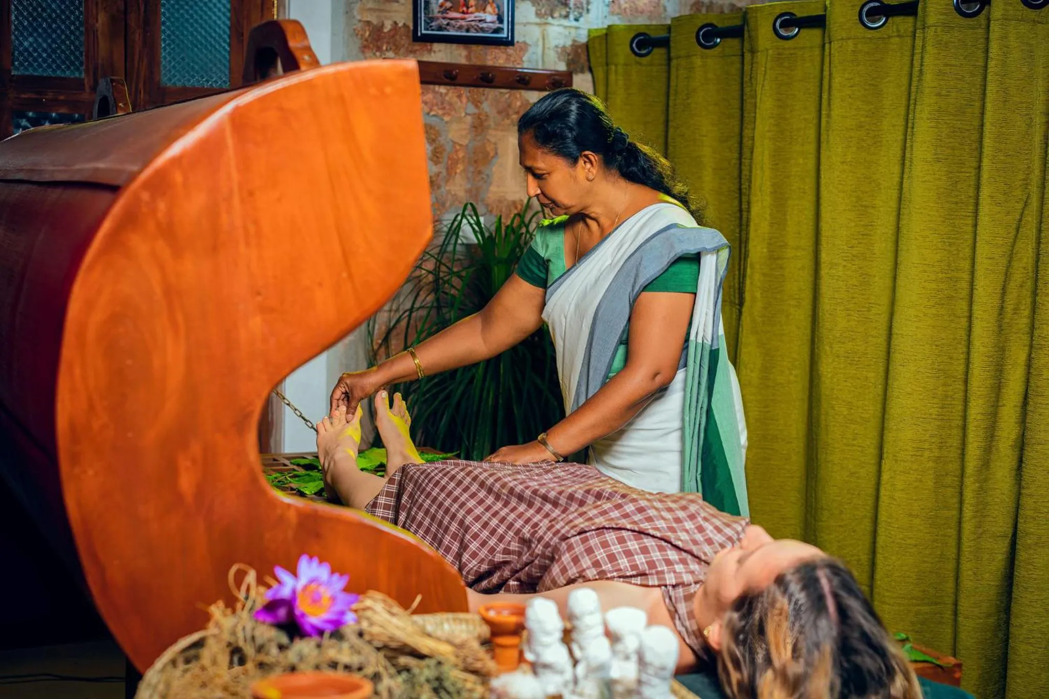 Spa and wellness centre/facilities in Sath Villa Naadi Ayurveda Resort