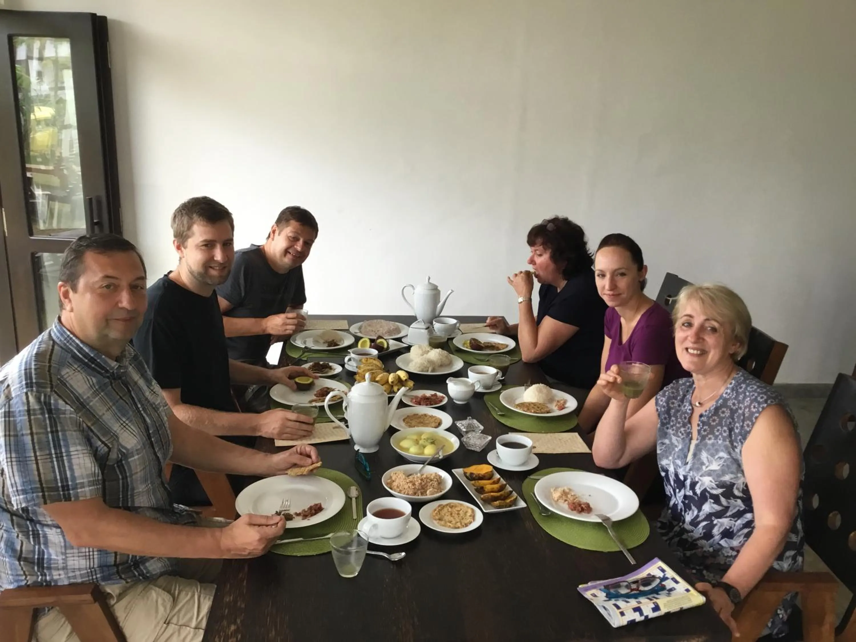 Continental breakfast in Sath Villa Naadi Ayurveda Resort