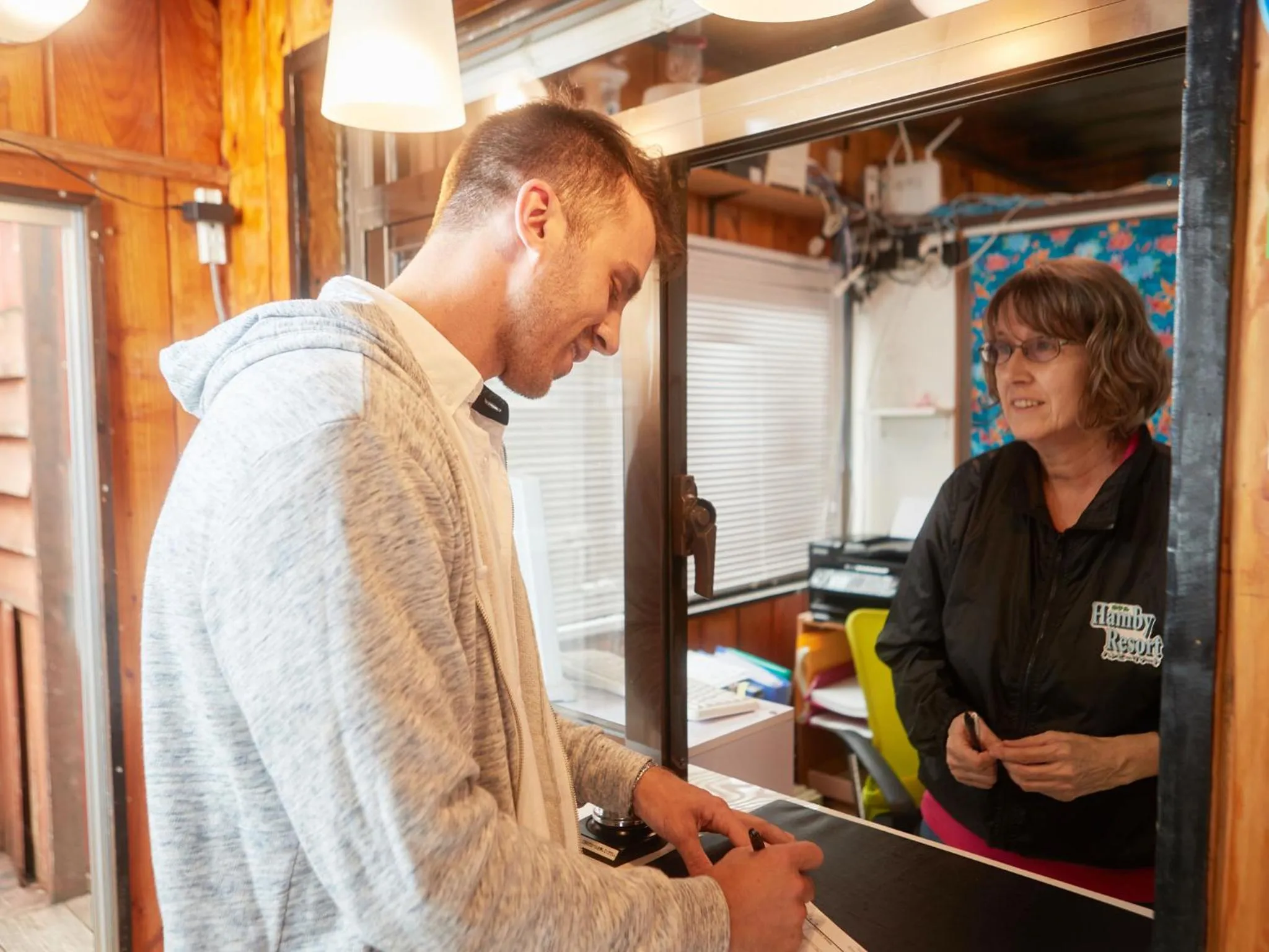 Lobby or reception in Hotel Hamby Resort