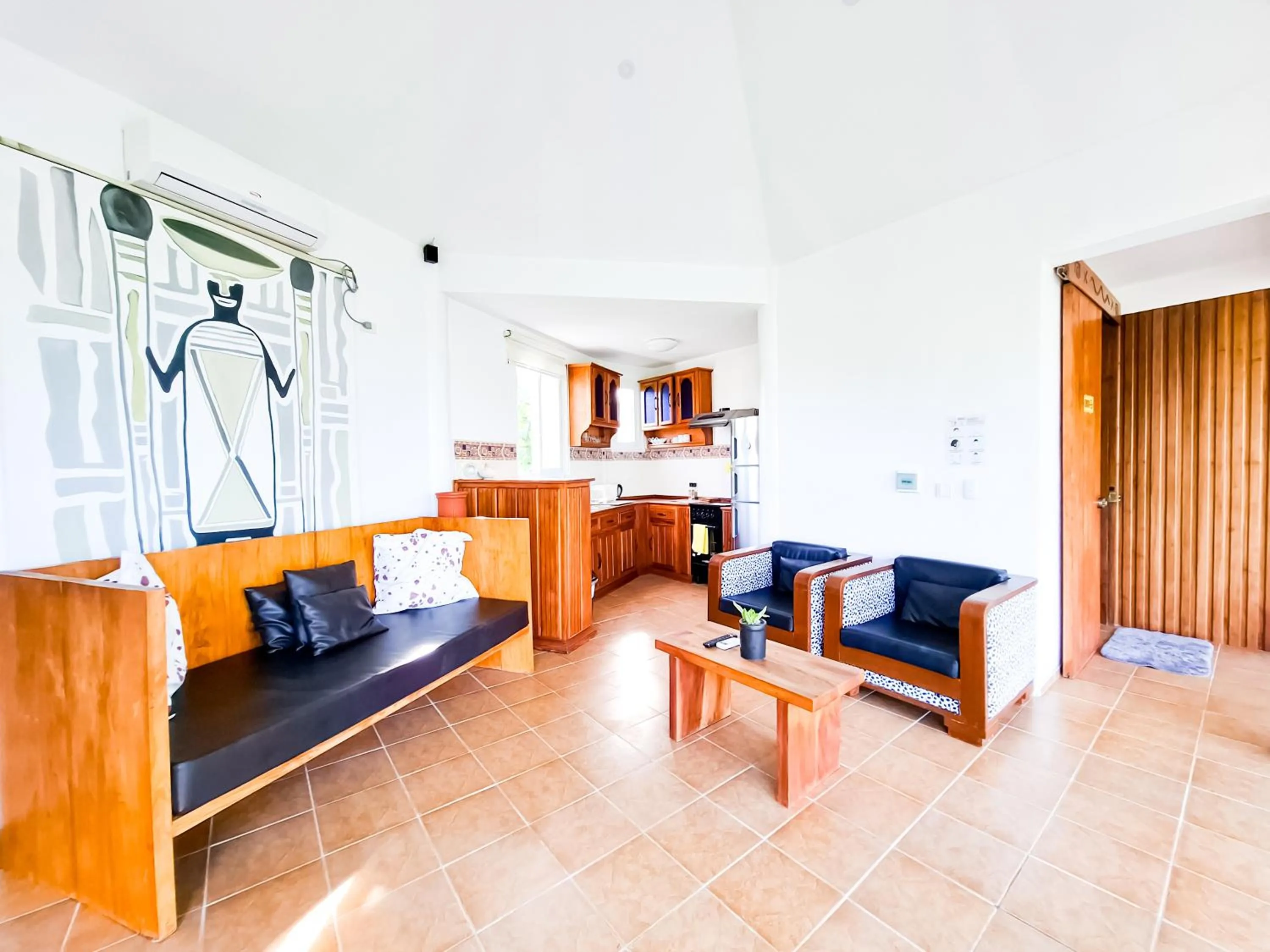 Kitchen or kitchenette in Aissatou Beach Resort