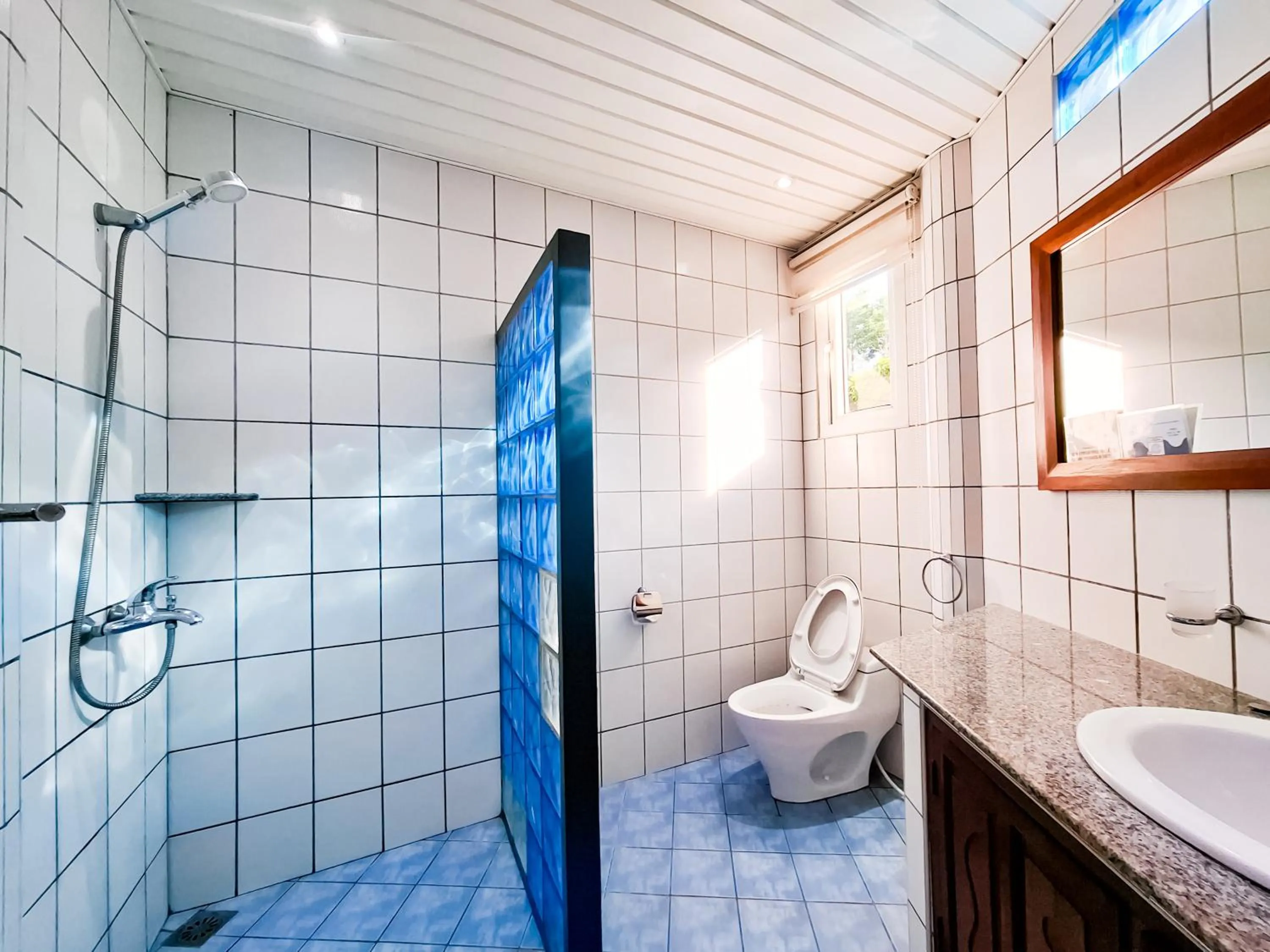 Shower in Aissatou Beach Resort