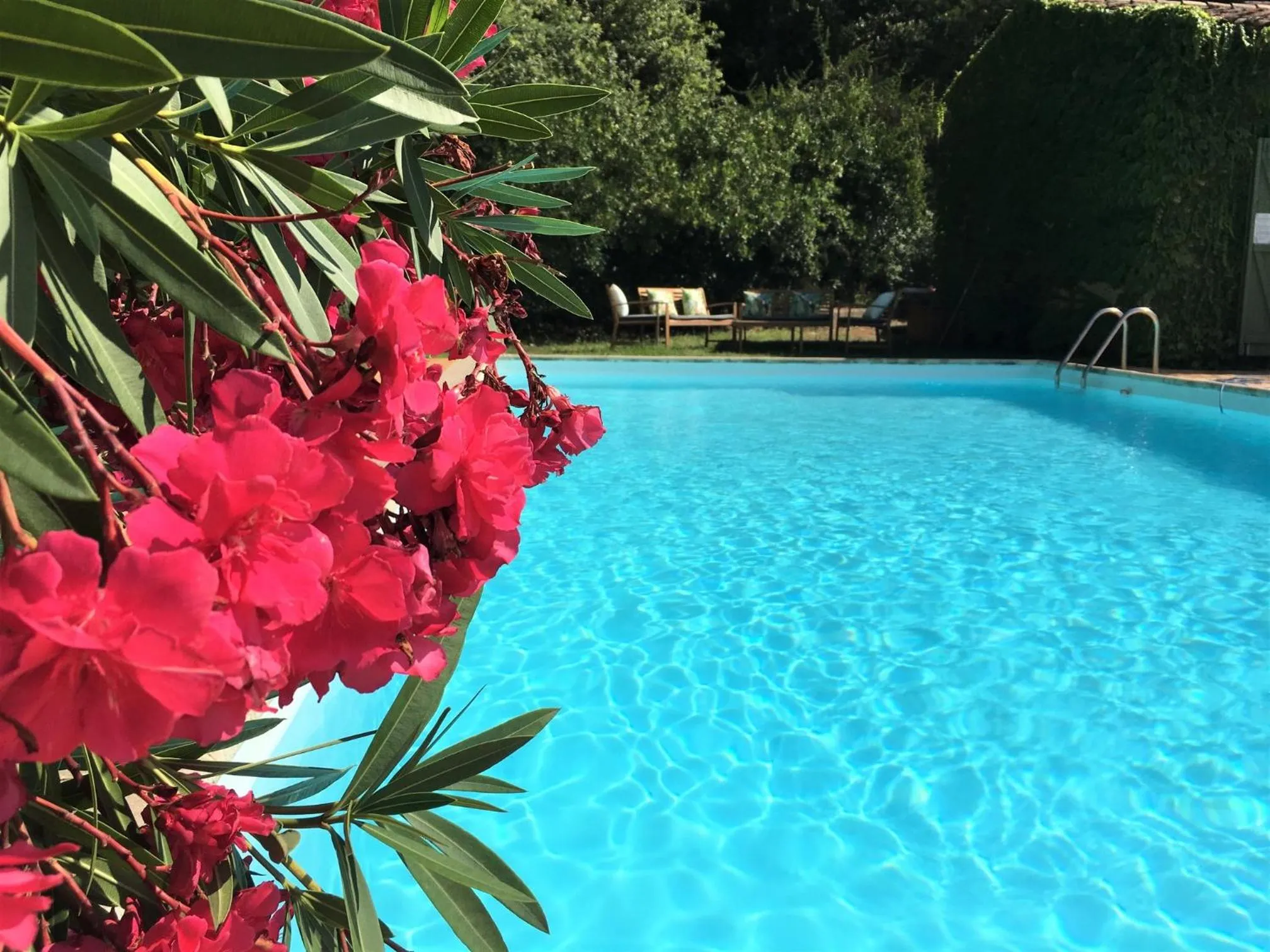 Pool view in Villa Fontane Cottage