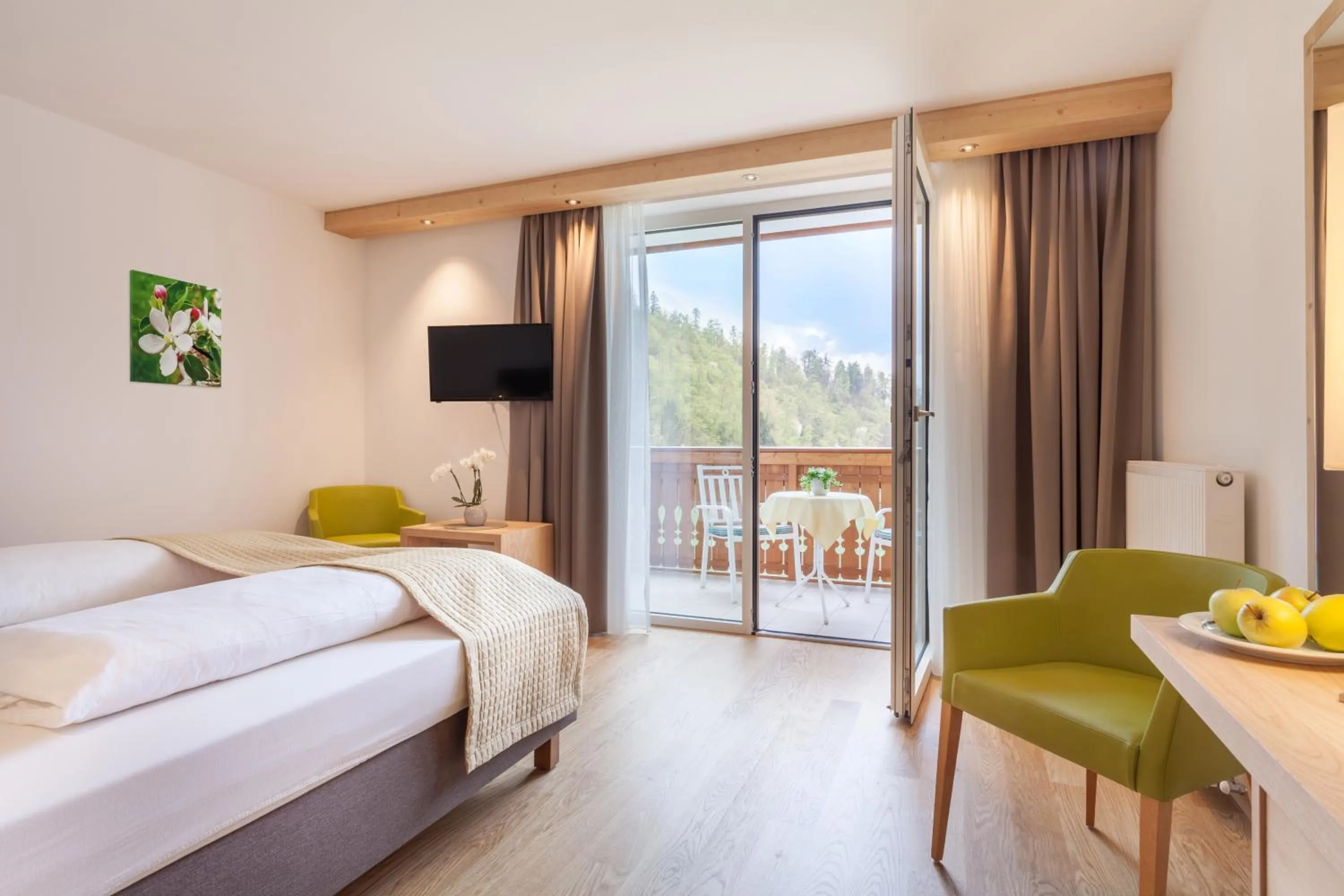 Decorative detail, Bed in Hotel Kiendl