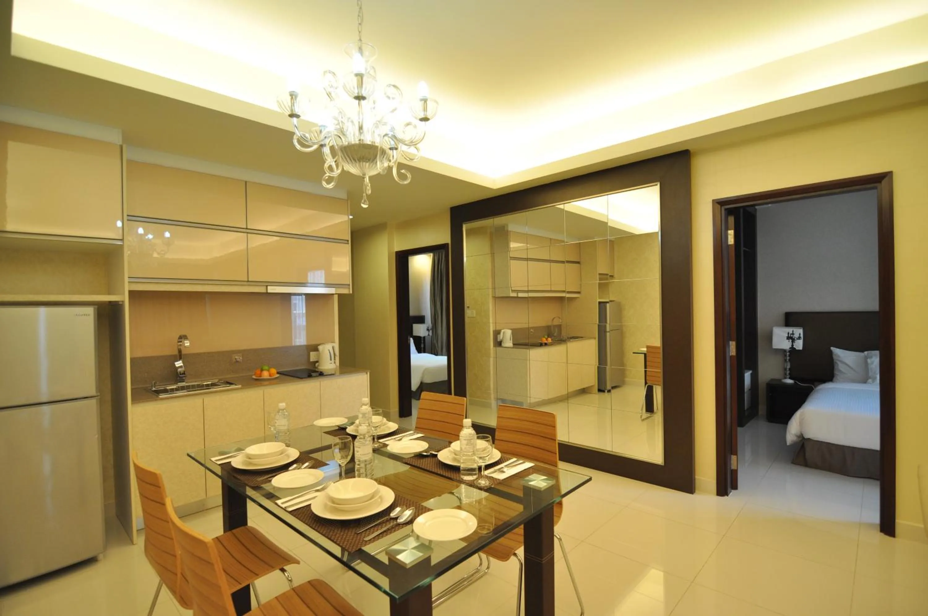 Dining area in Damas Suites & Residences Kuala Lumpur