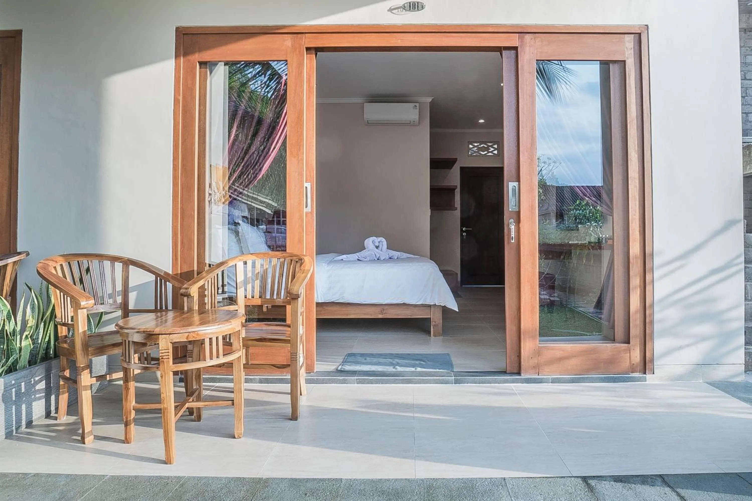 Balcony/Terrace, Bed in Jero Griya Ubud