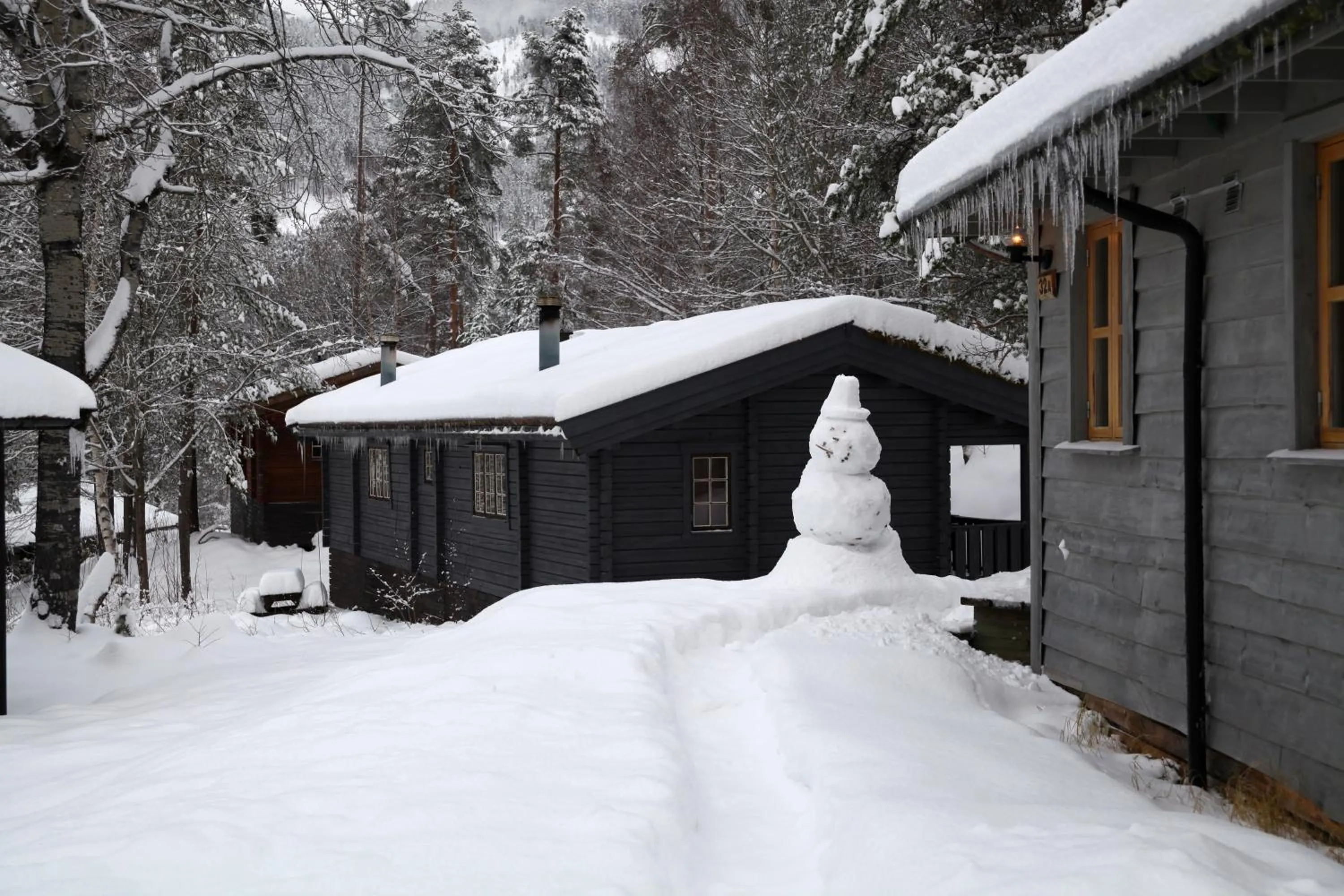 Bird's eye view in Vesterland Feriepark Hytter, hotell og leikeland